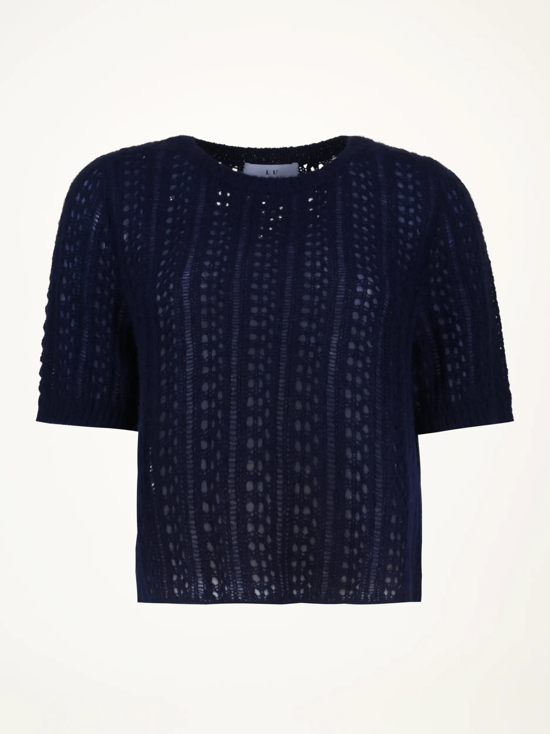 Pullover 'Sakura' aus Kaschmir Seide Mix - Artikelansicht - Farbe: Blau