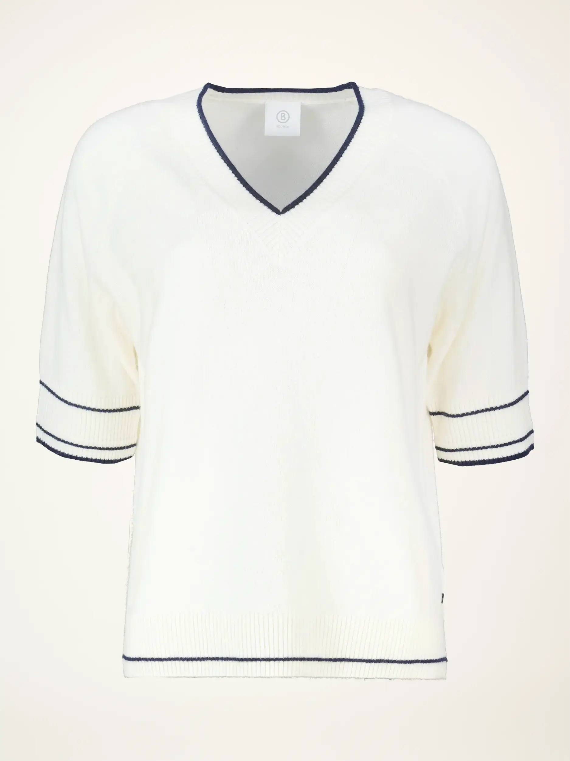 Pullover 'Chiri' aus Wolle 3/4-Arm - Artikelansicht - Farbe: Creme