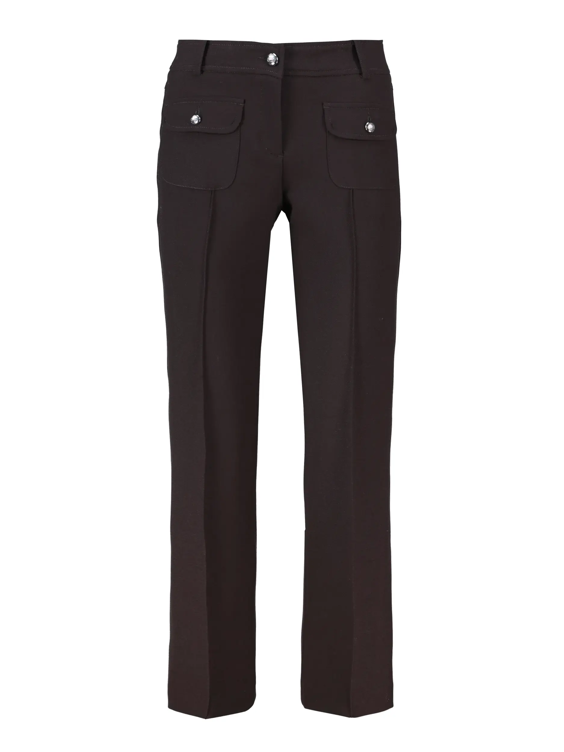 Bundfaltenhose 'Farah Patched Pocket' - Artikel Vorderseite - Farbe: Braun