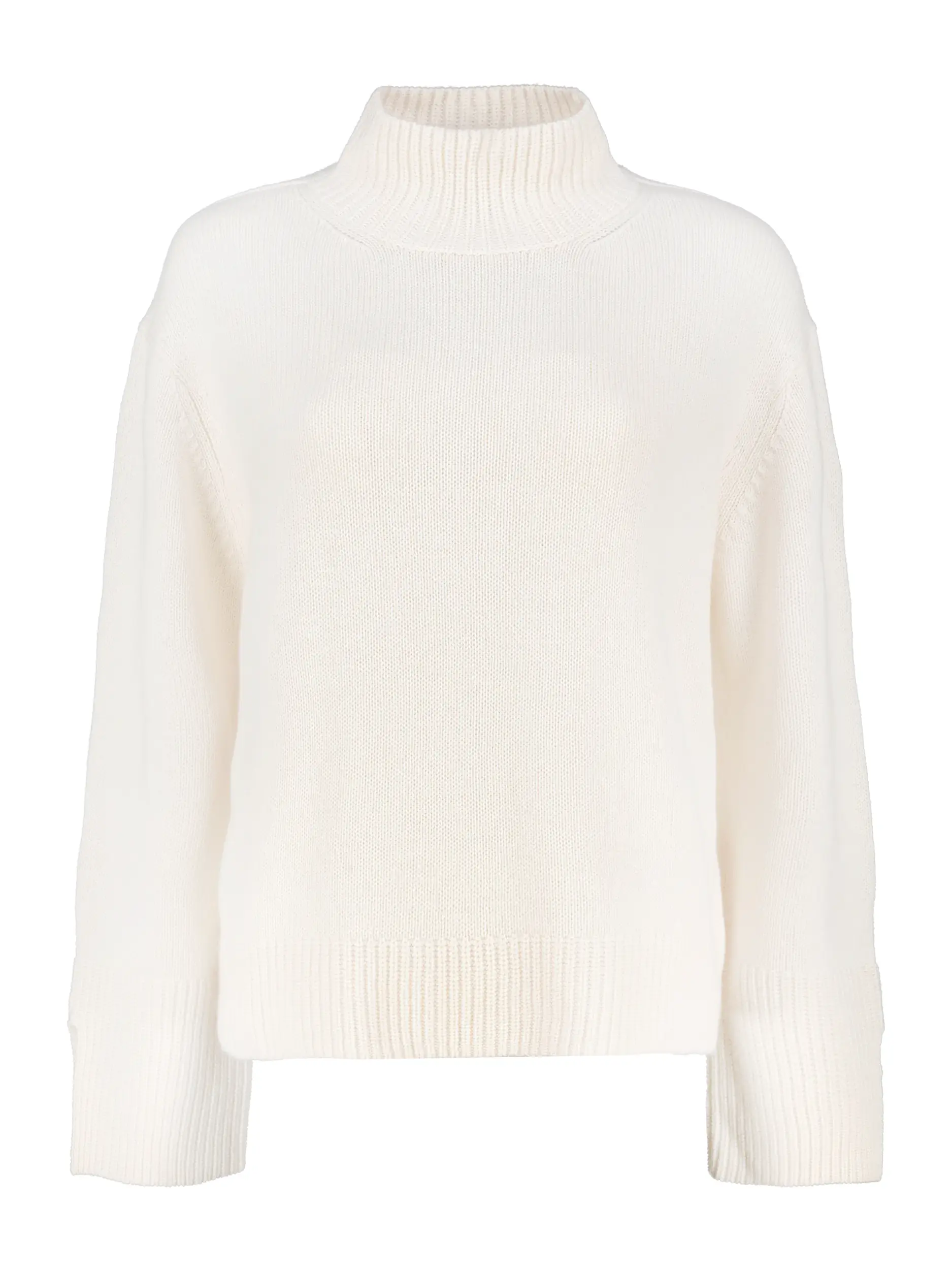Pullover aus Wolle langarm - Artikel Vorderseite - Farbe: Creme