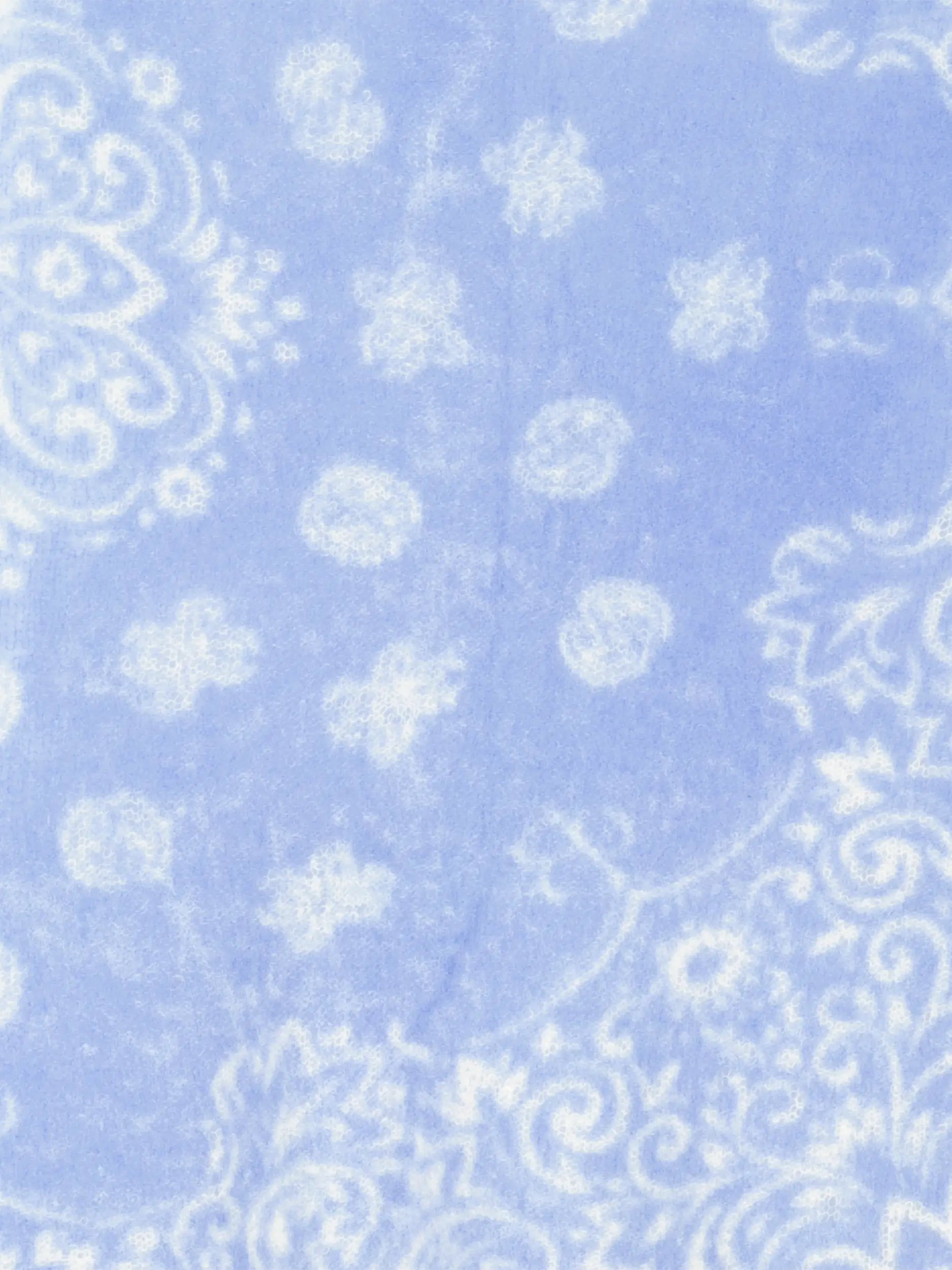 Tuch aus Kaschmir - Artikel weitere Detailansicht 1 - Farbe: Blau