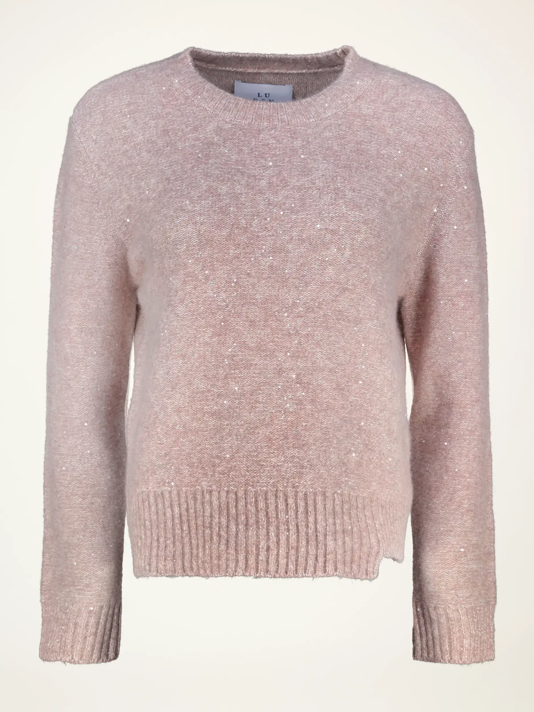 Pullover 'Belet' aus Kaschmir mit Glitzerpailletten langarm - Artikelansicht