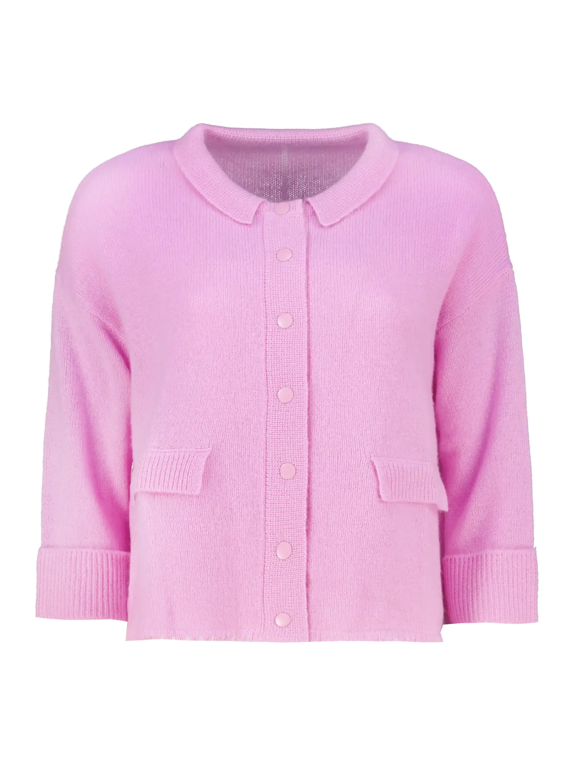 Strickjacke aus Kaschmir Mix - Artikel Vorderseite - Farbe: Rot