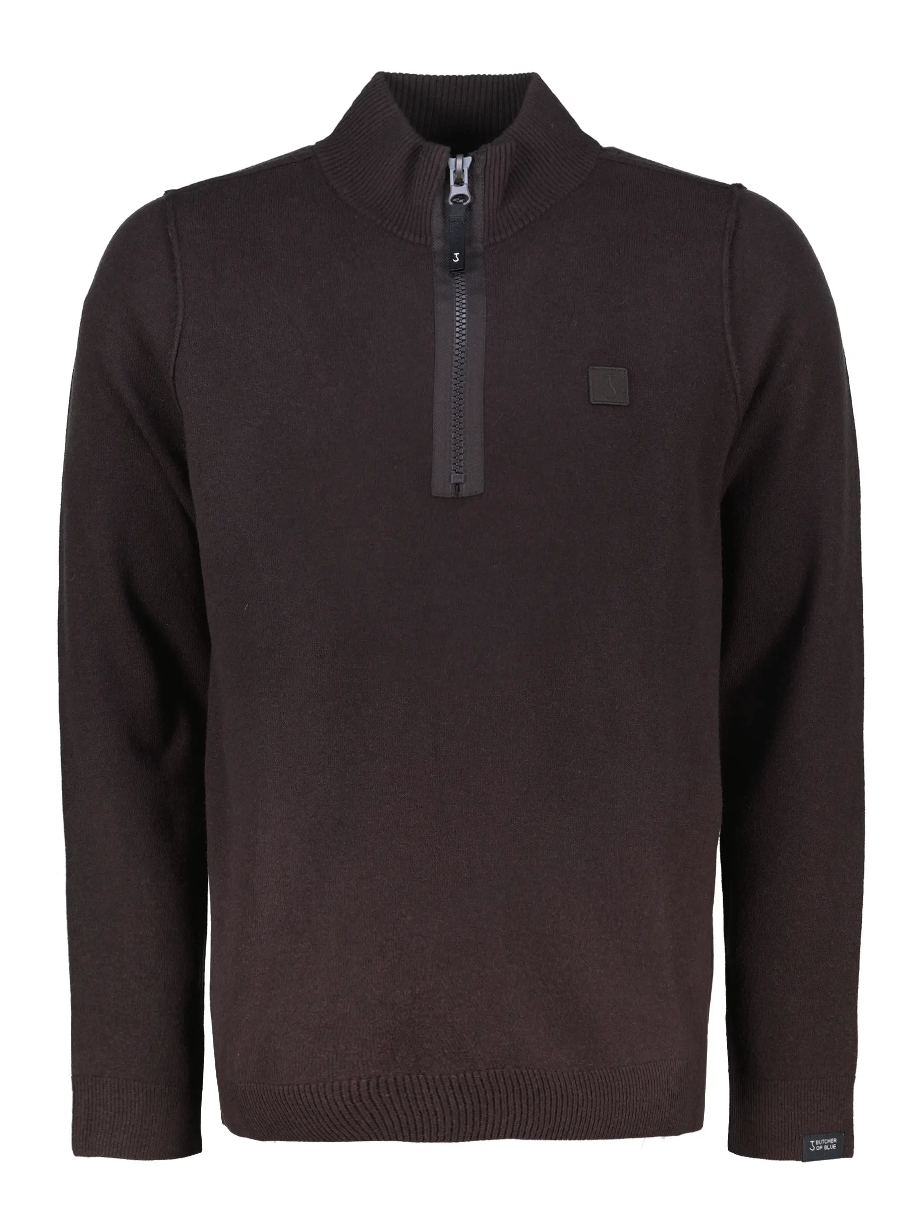 Pullover 'Clifden' aus Woll-Mix langarm - Artikel Vorderseite - Farbe: Braun