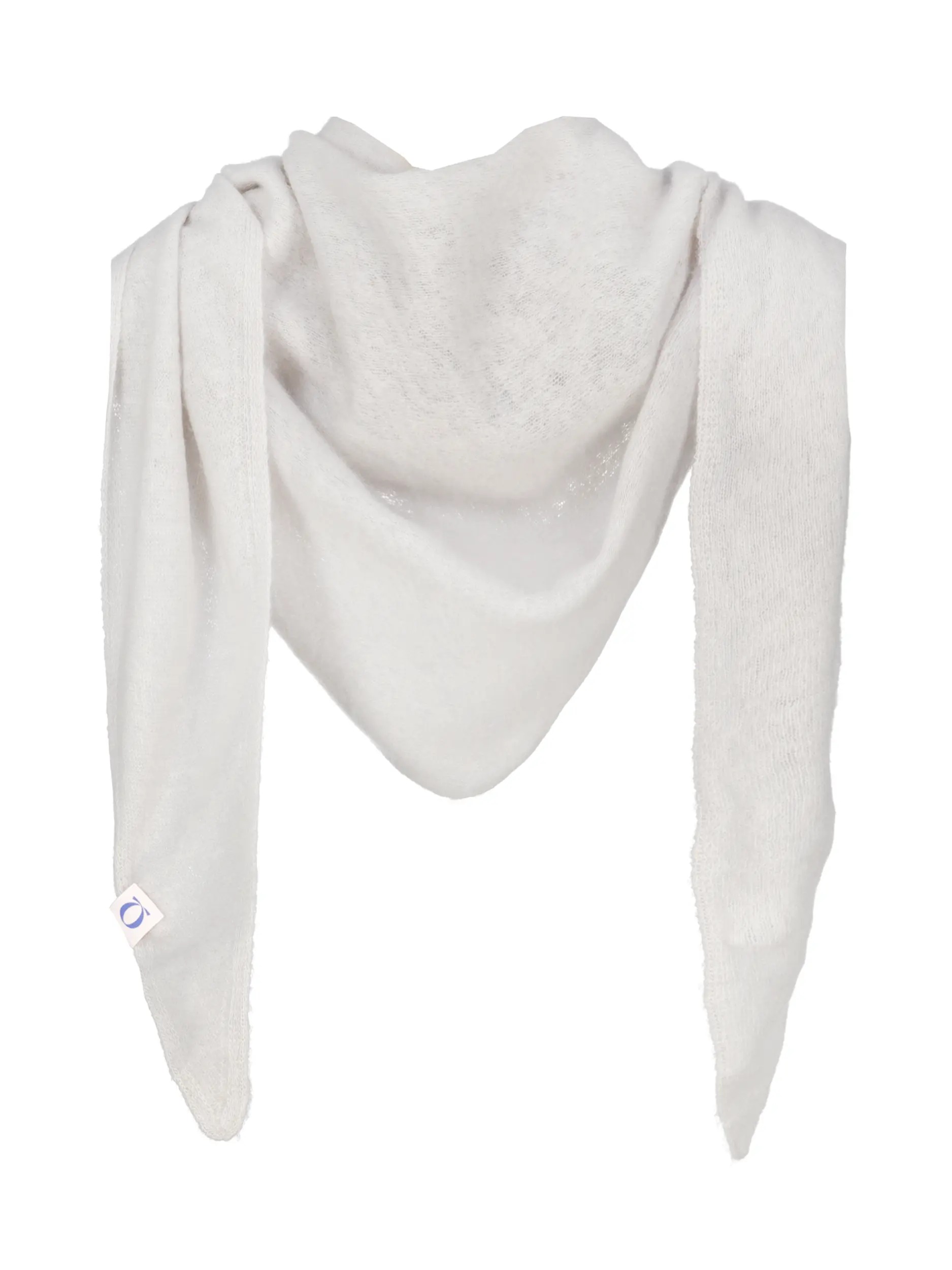 Dreieckstuch 'Adria' aus Kaschmir - Artikel Vorderseite - Farbe: Beige
