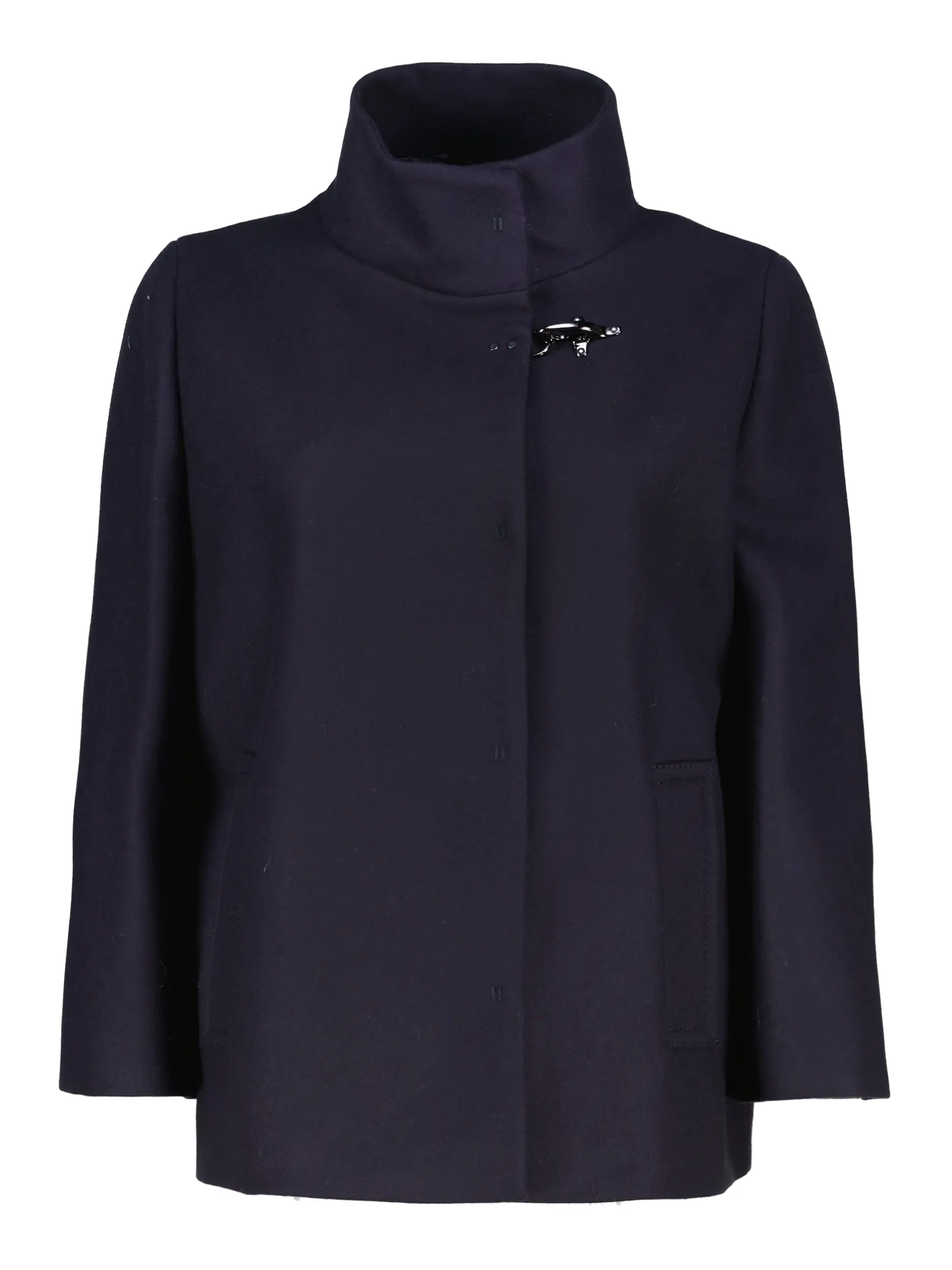 Wolljacke  - Artikel Vorderseite - Farbe: Blau