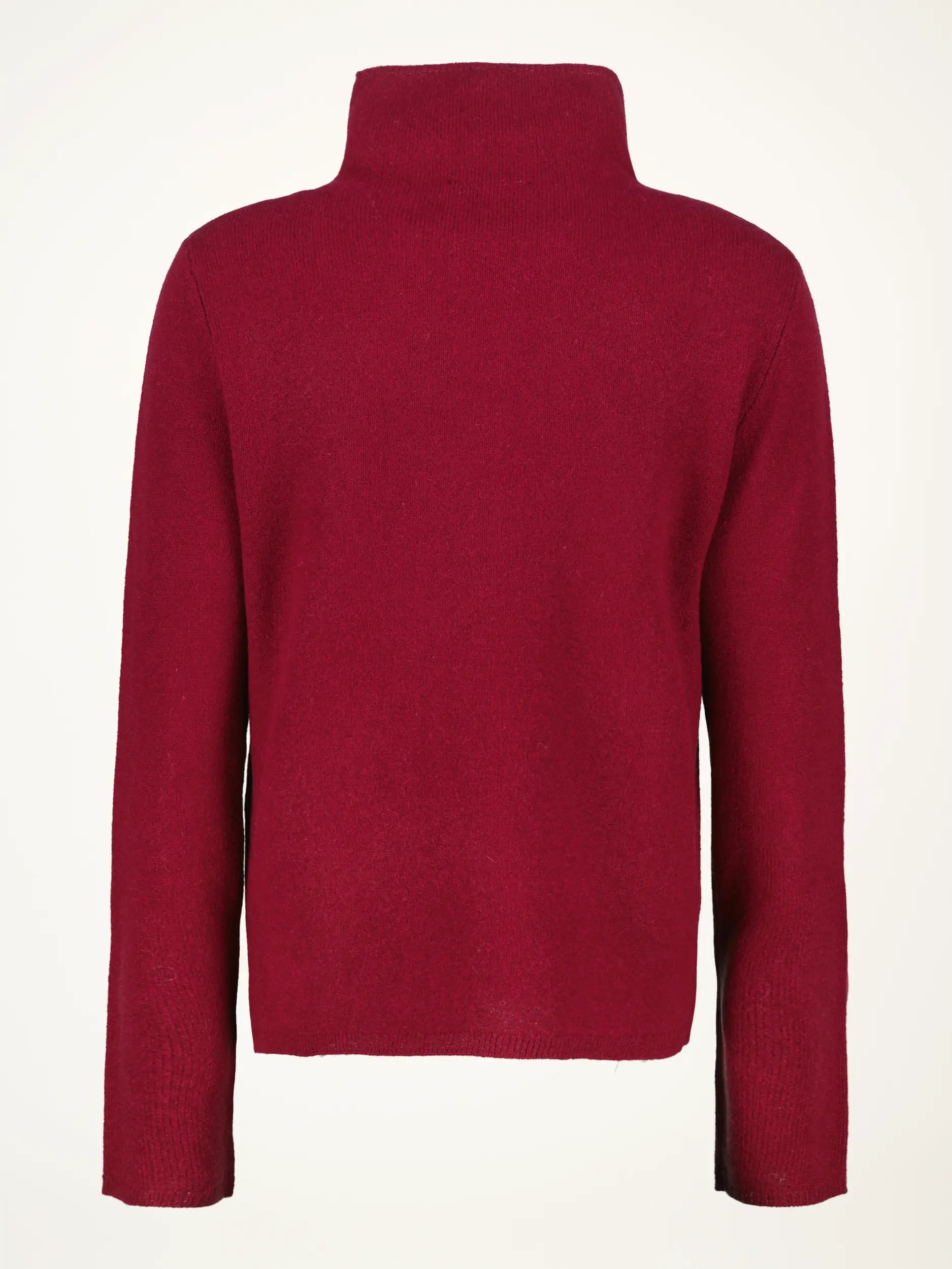 Pullover aus Kaschmir langarm - Artikel Rückseite - Farbe: Rot