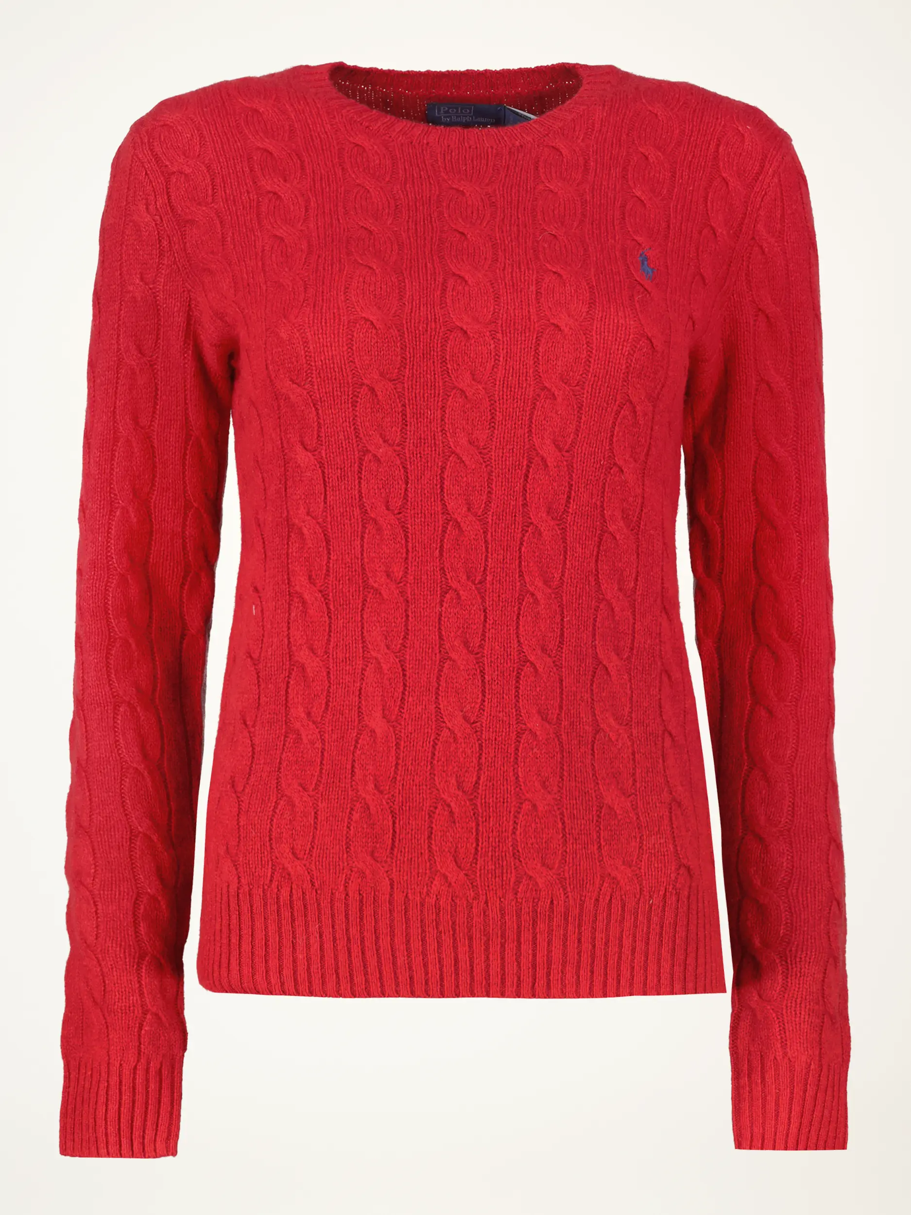 Pullover mit Zopfmuster - Artikelansicht - Farbe: Rot