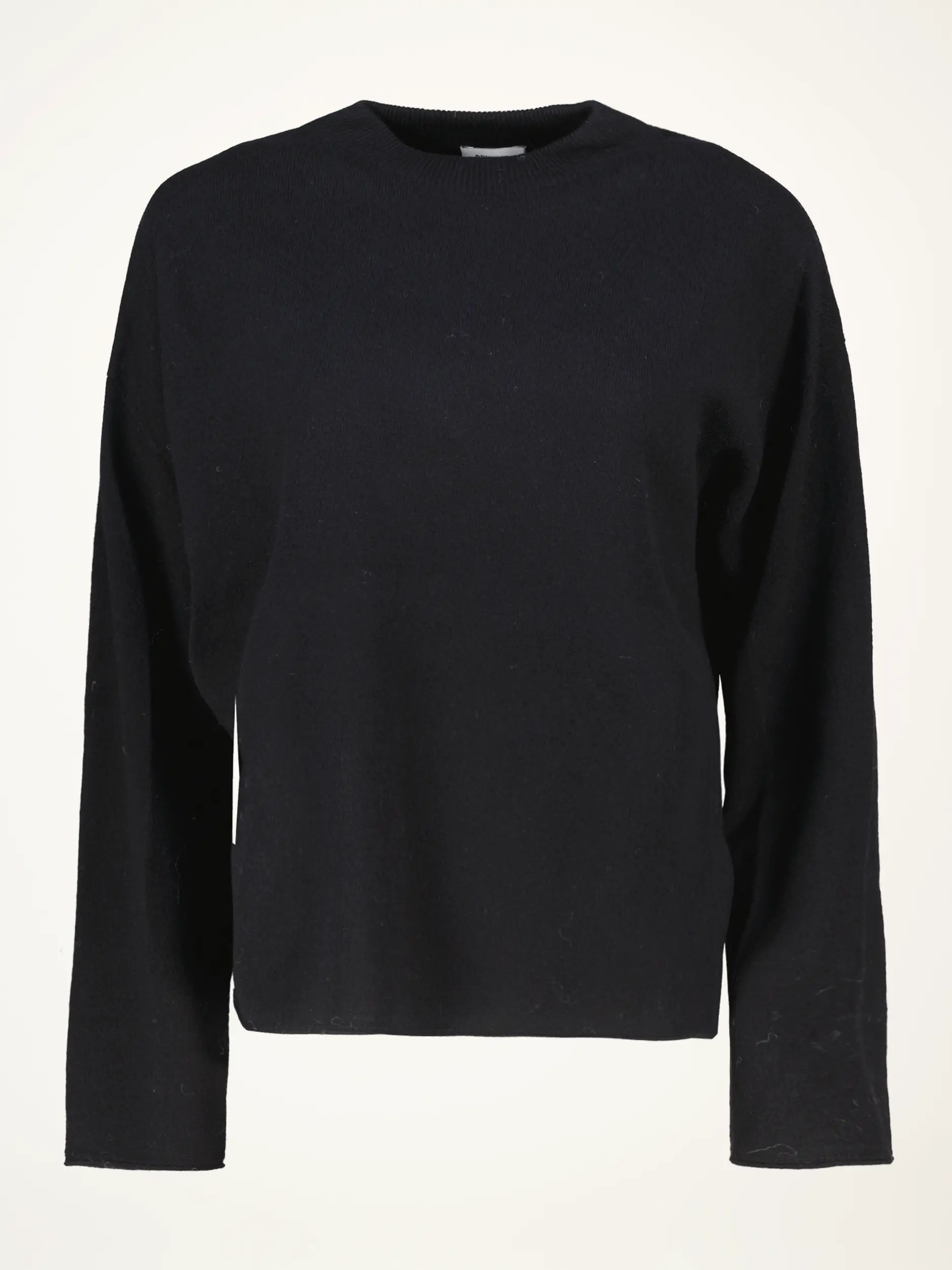 Pullover 'Timothea' aus Schurwolle langarm - Artikelansicht - Farbe: Schwarz