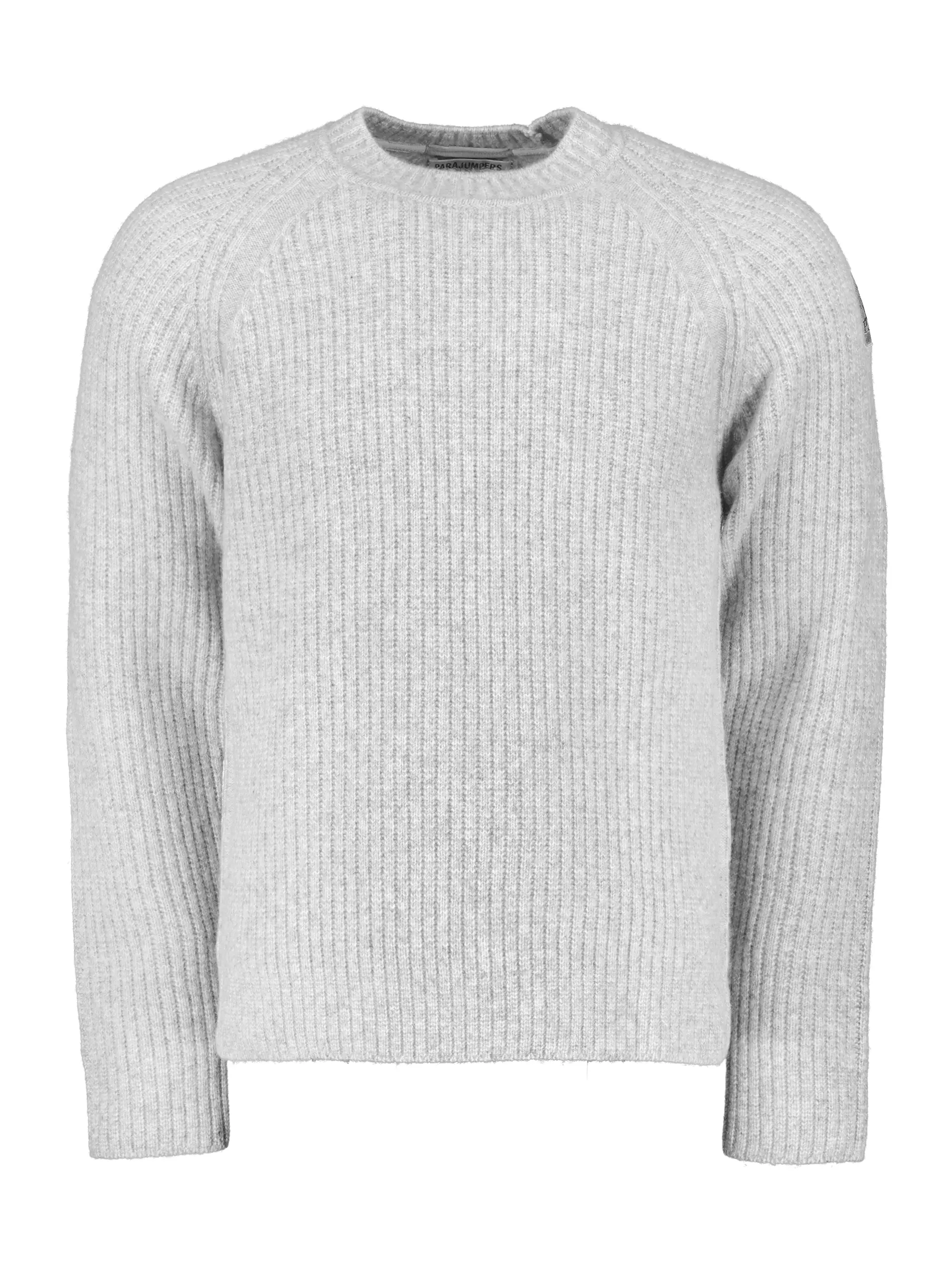 Pullover 'Barrow' aus Woll-Mix langarm - Artikel Vorderseite - Farbe: Grau