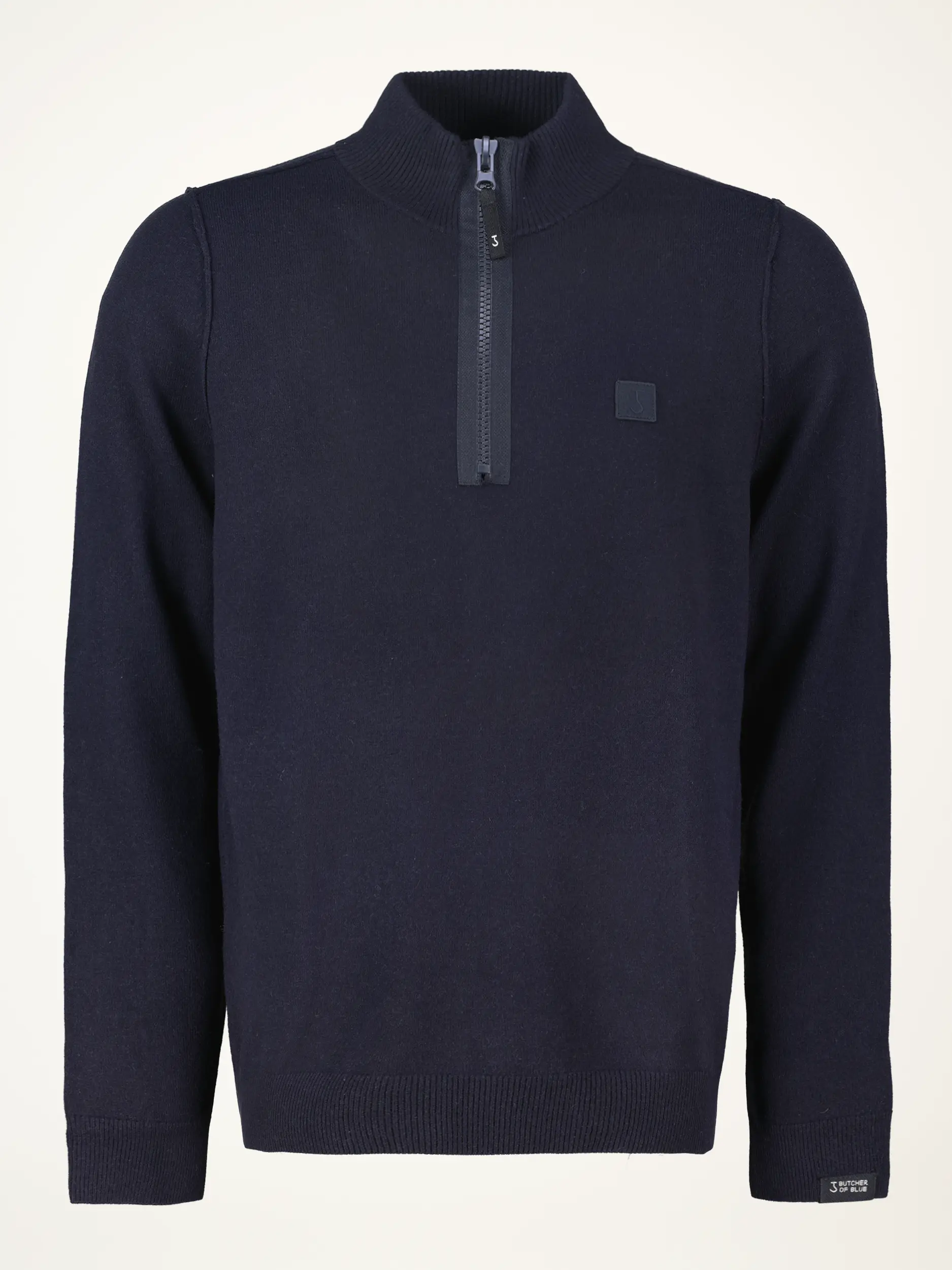 Pullover 'Clifden' aus Woll-Mix langarm - Artikelansicht - Farbe: Blau