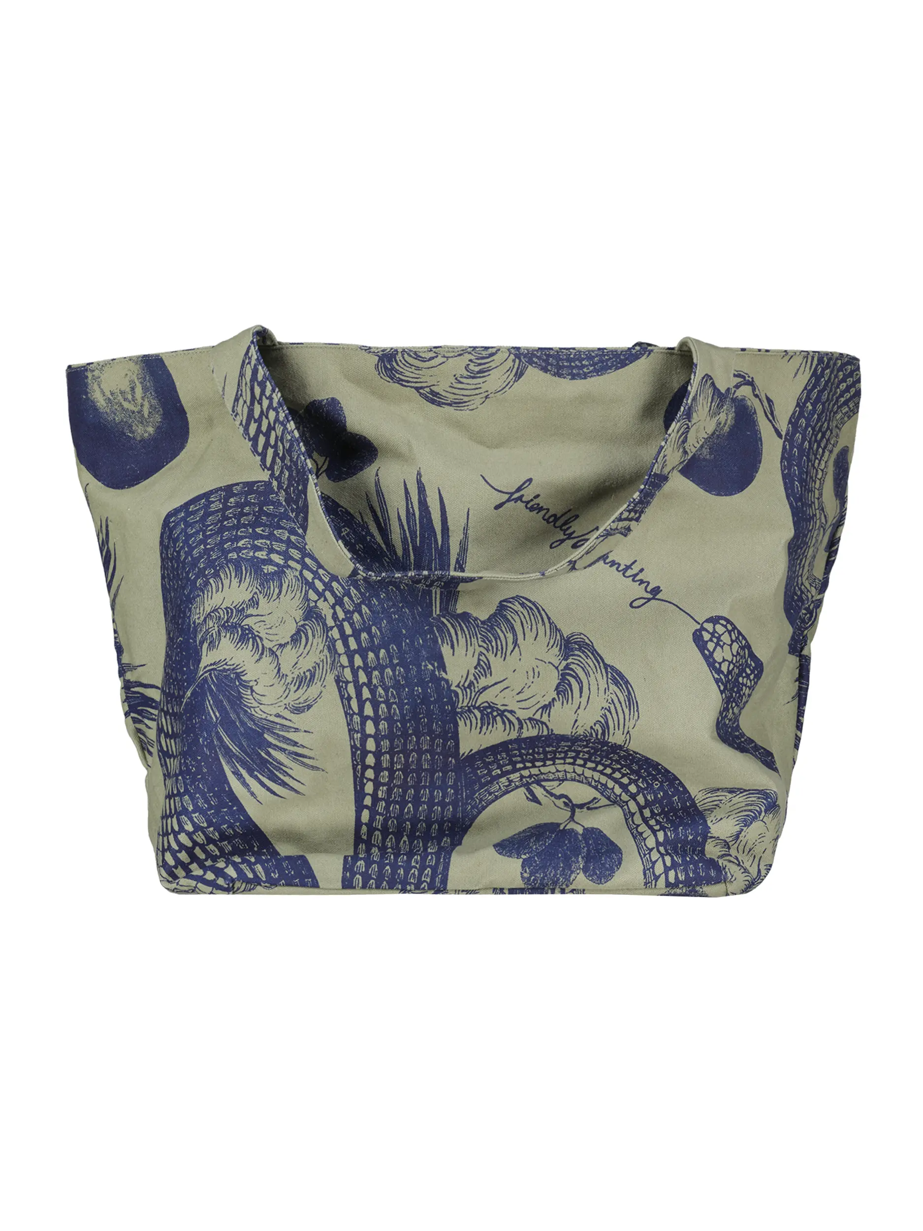 Canvas Wendetasche - Artikel Vorderseite - Farbe: Blau
