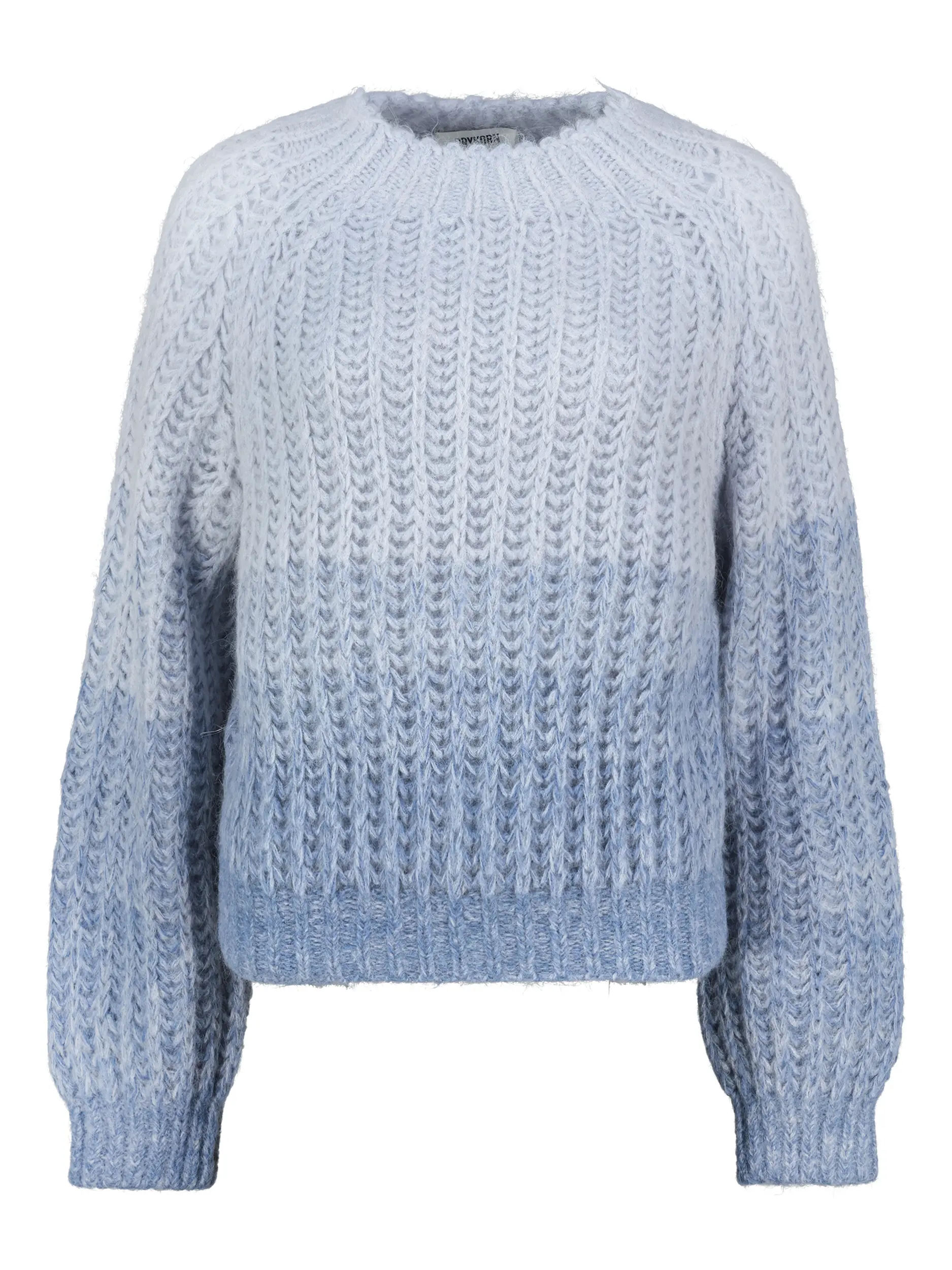 Pullover 'Larelya' aus Alpaka langarm - Artikel Vorderseite - Farbe: Blau