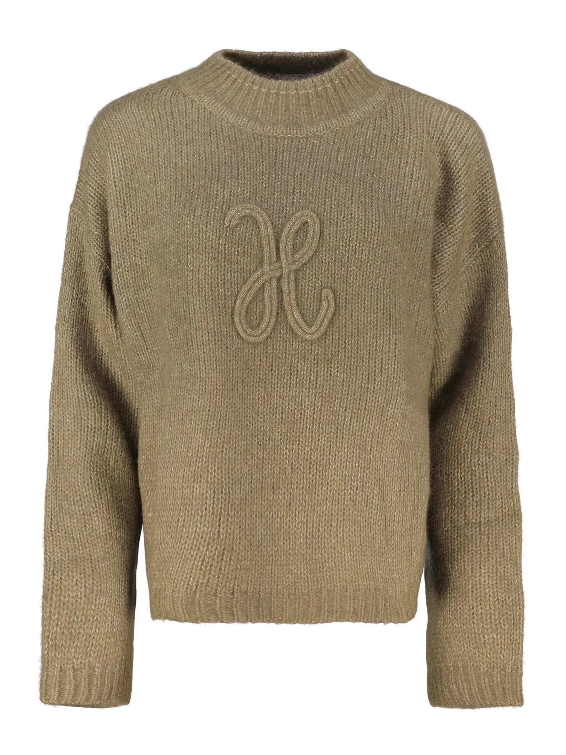 Pullover aus Kaschmir langarm - Artikel Vorderseite - Farbe: Grün