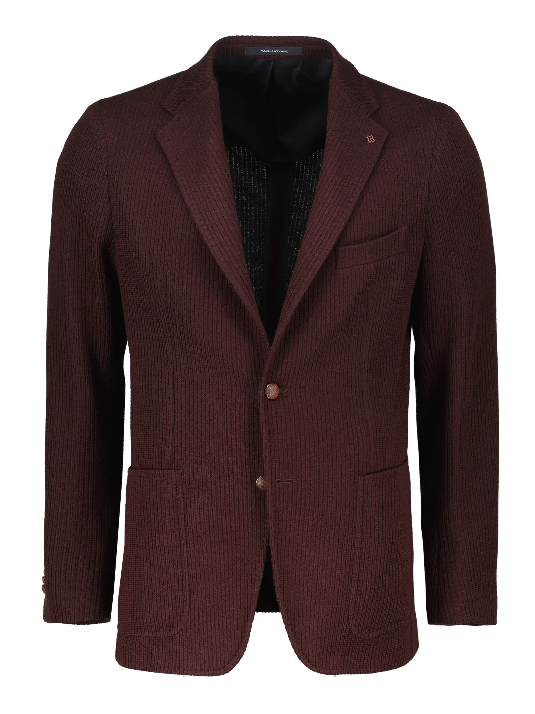 Stricksakko - Artikel Vorderseite - Farbe: Rot