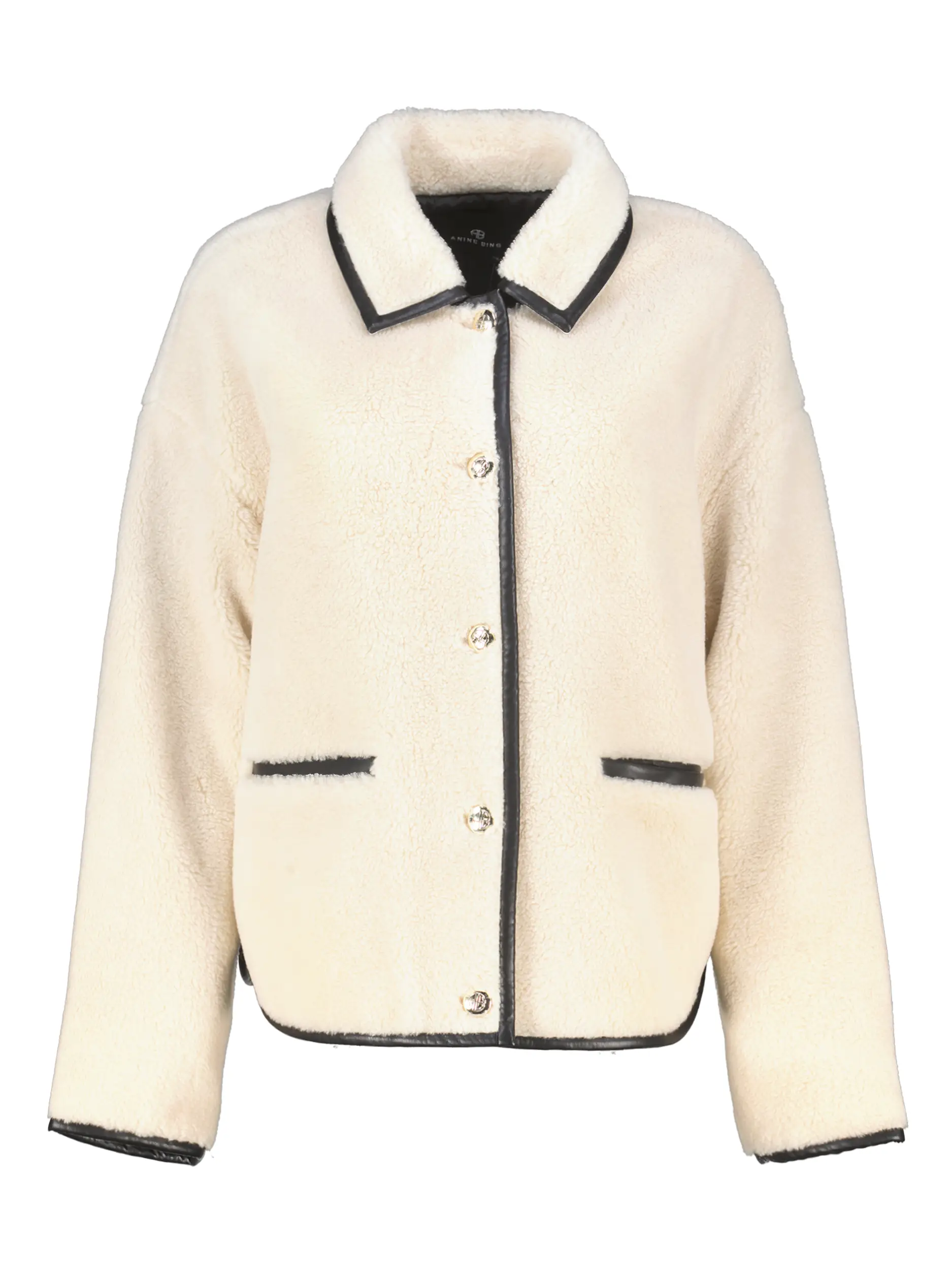 Teddyfelljacke 'Camden' - Artikel Vorderseite - Farbe: Creme Teddyfelljacke 'Camden' - Artikel Vorderseite - Farbe: Creme