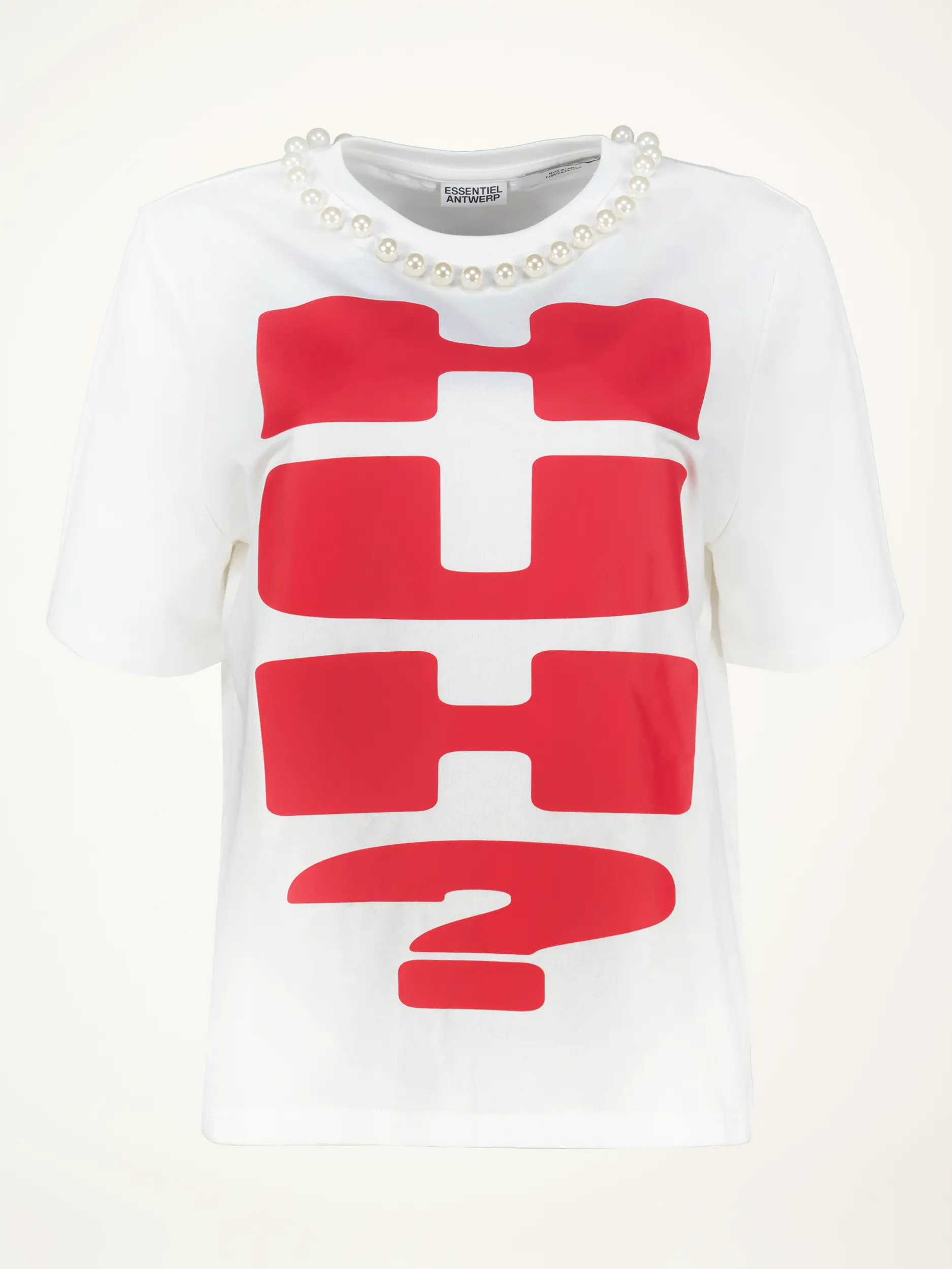 T-Shirt 'isos' mit Print - Artikelansicht - Farbe: Weiß T-Shirt 'isos' mit Print - Artikelansicht - Farbe: Weiß