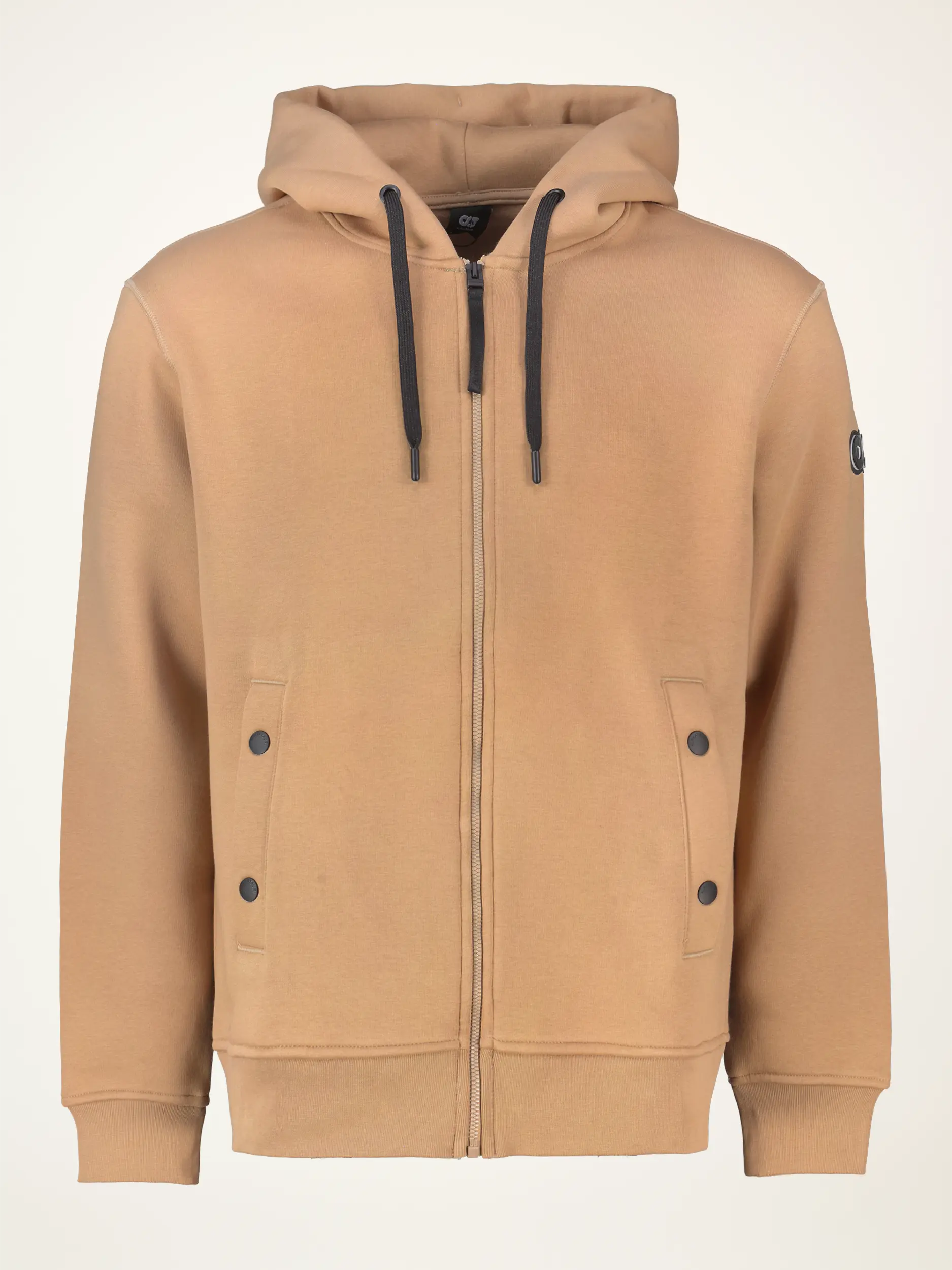 Sweatjacke 'Sheno' - Artikelansicht - Farbe: Braun Sweatjacke 'Sheno' - Artikelansicht - Farbe: Braun