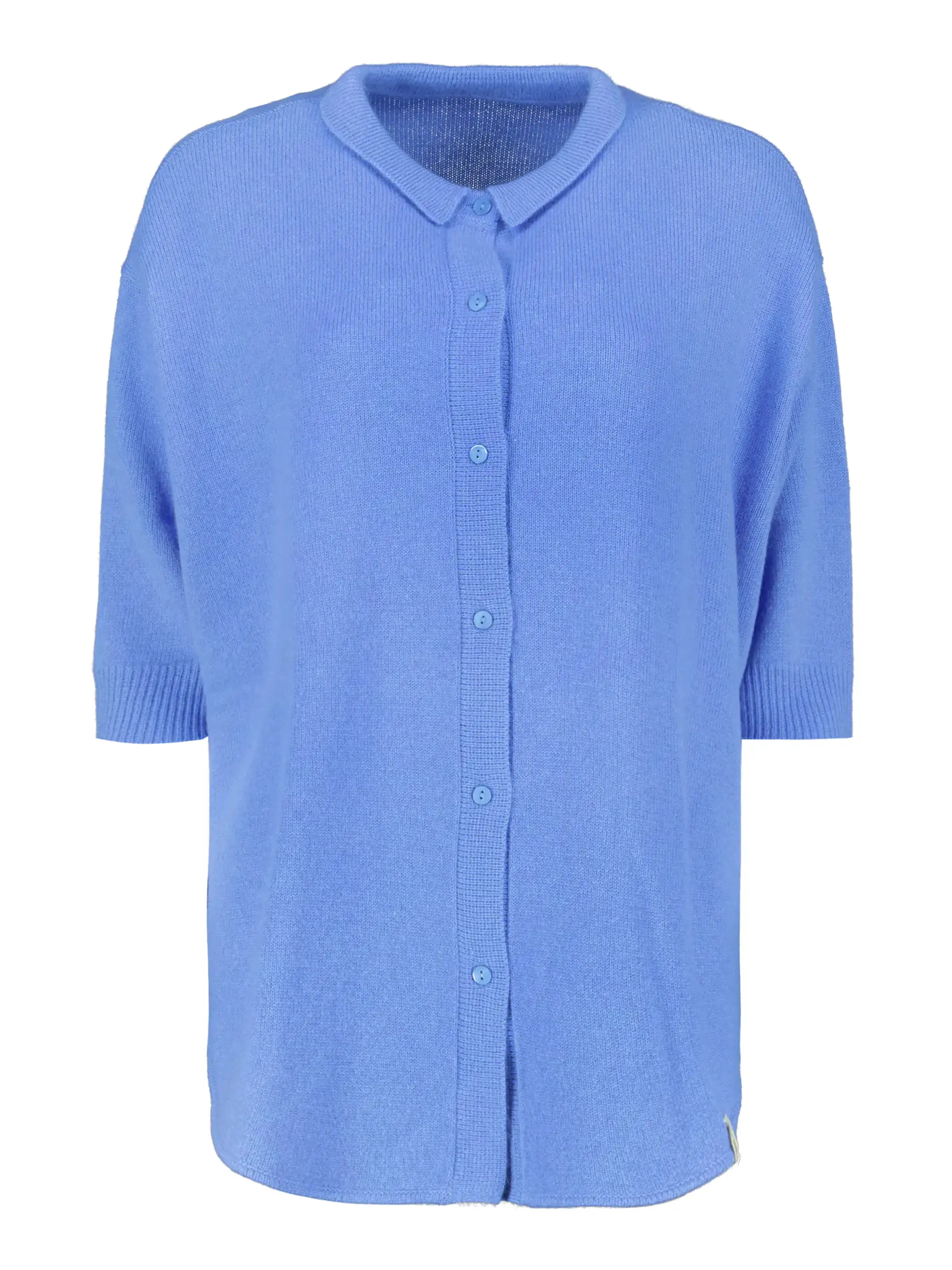 Strickjacke aus Kaschmir Mix - Artikel Vorderseite - Farbe: Blau