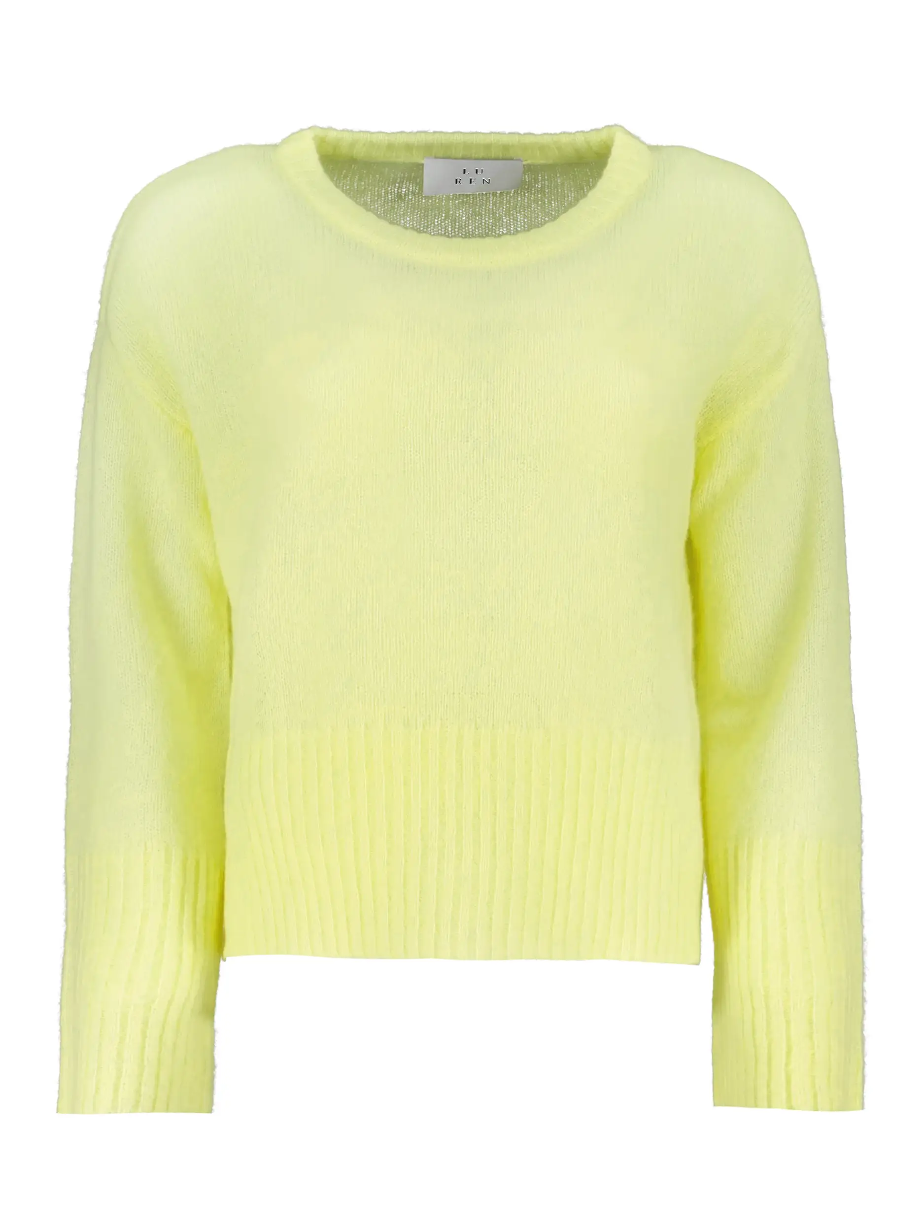 Pullover 'Kashi' aus Kaschmir Seide Mix - Artikel Vorderseite - Farbe: Gelb