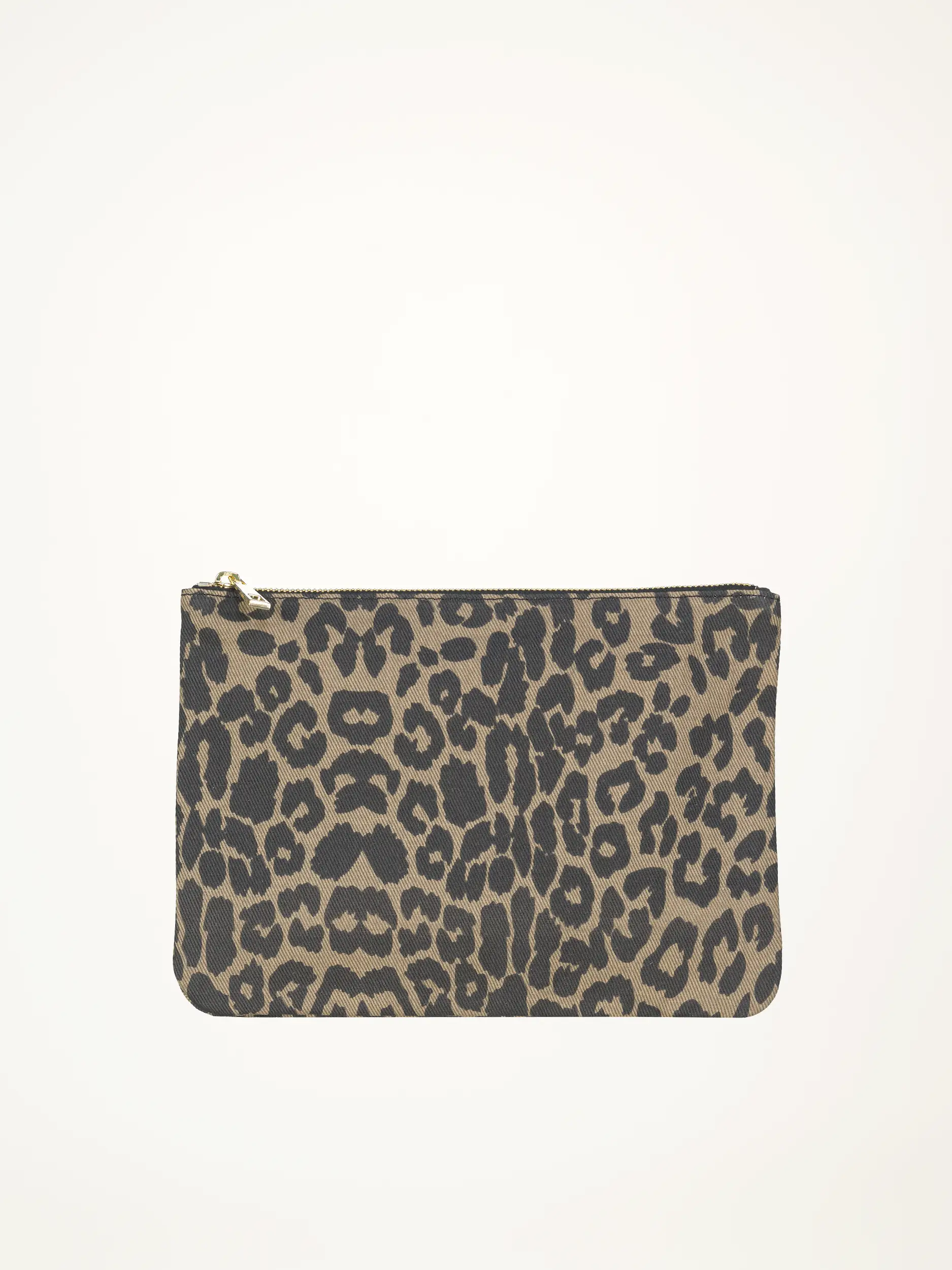 Tasche mit Leoprint - Artikelansicht - Farbe: Braun Tasche mit Leoprint - Artikelansicht - Farbe: Braun