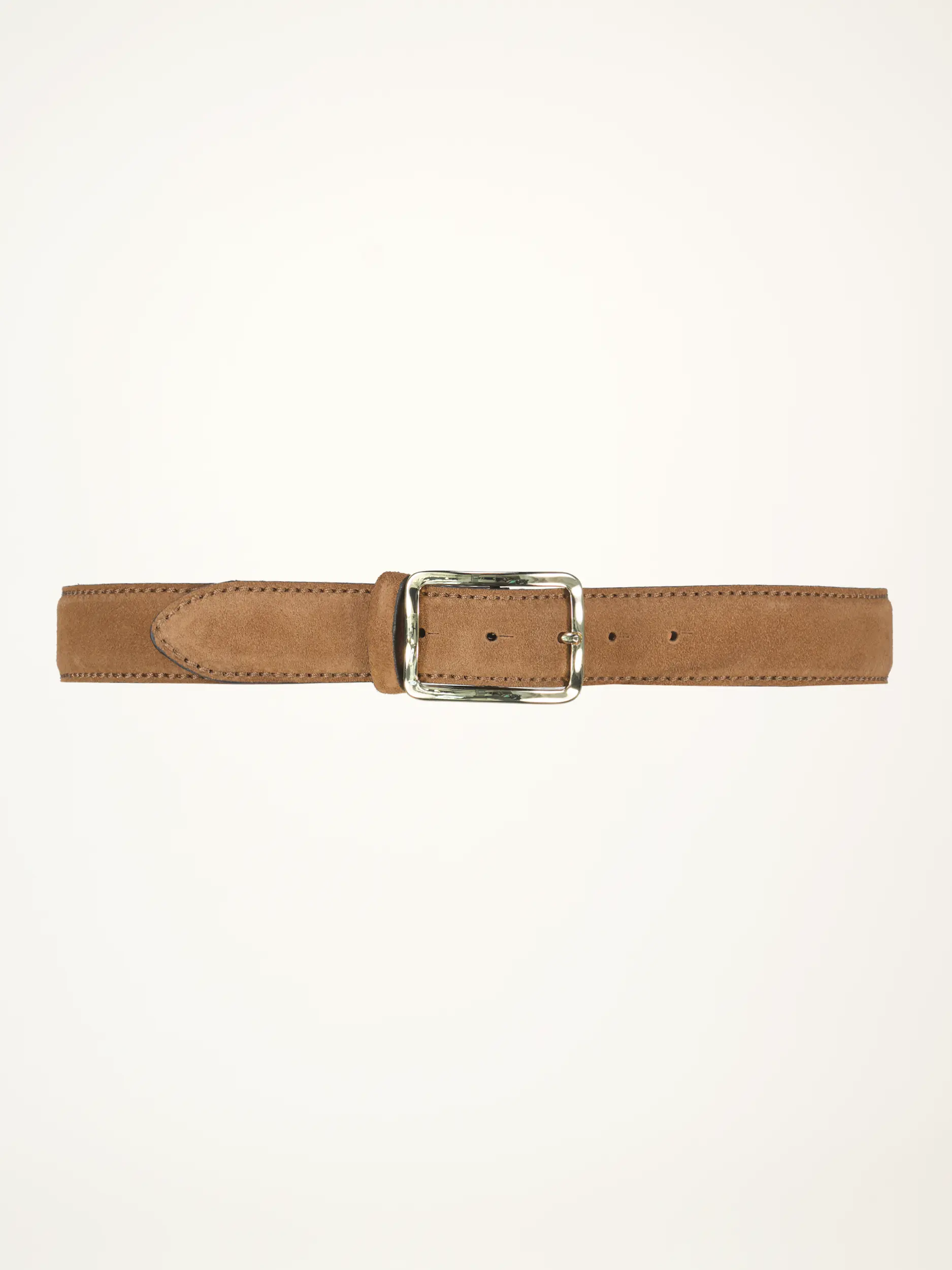 Gürtel aus Veloursleder - Artikelansicht - Farbe: Braun