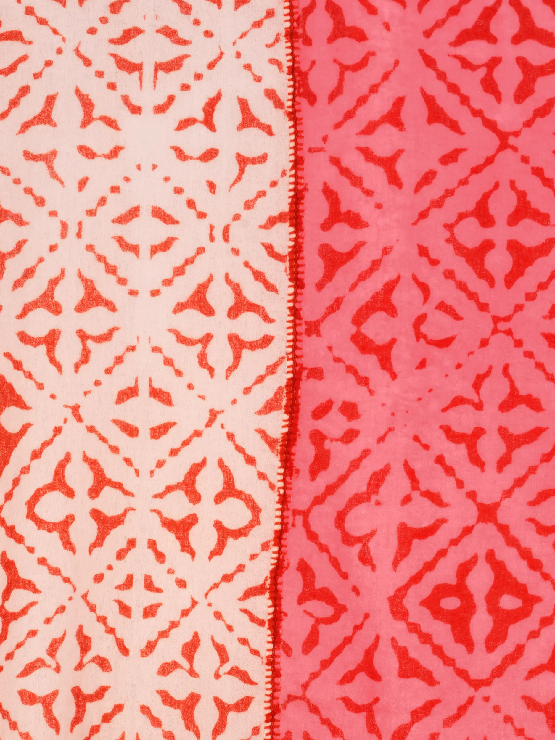 Gemustertes Tuch 'Eyes of Marrakesh Superpatch' aus Kaschmir - Artikel weitere Detailansicht 1 - Farbe: Rosa&Pink