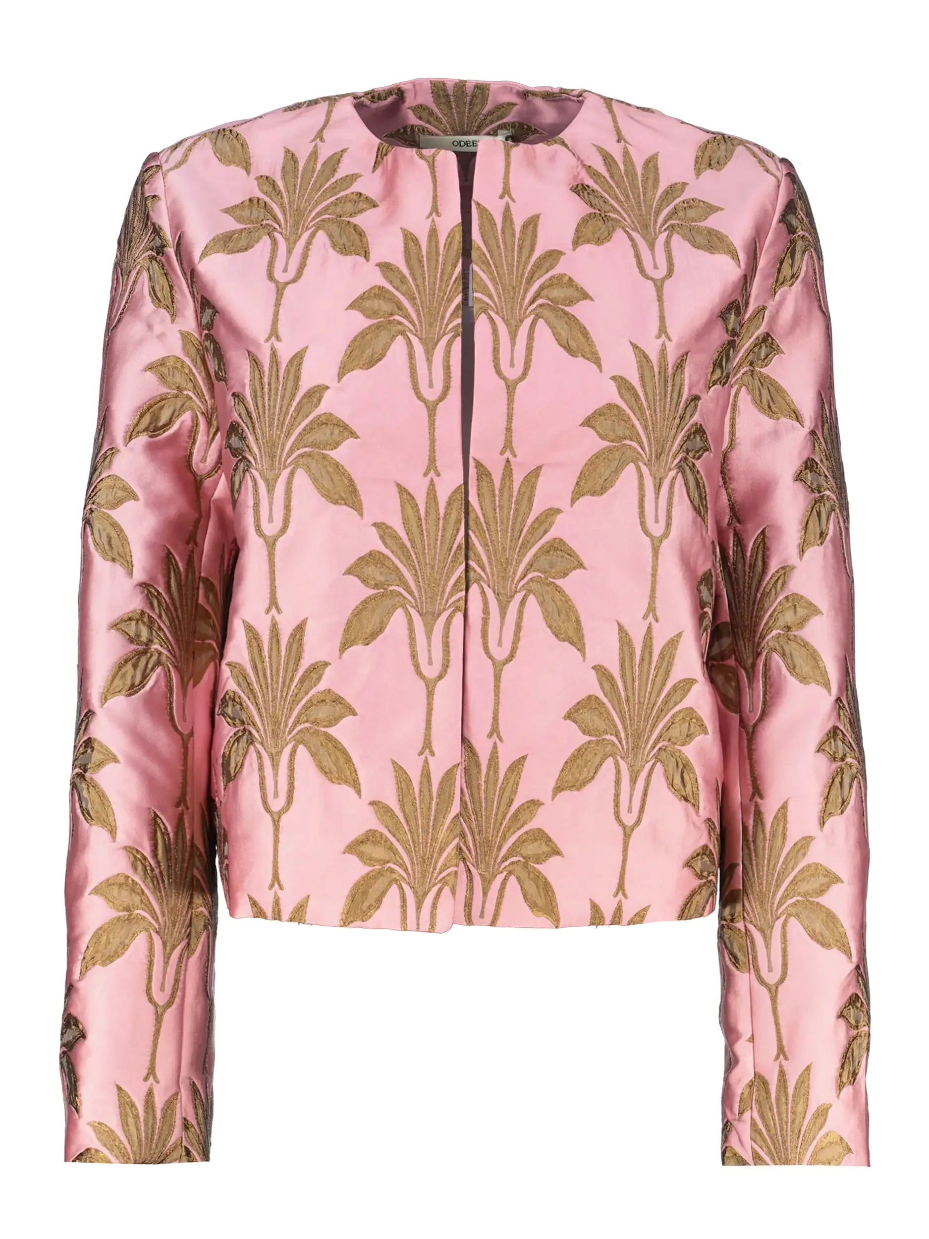 Gemusterte Jacke  - Artikel Vorderseite - Farbe: Rosa&Pink