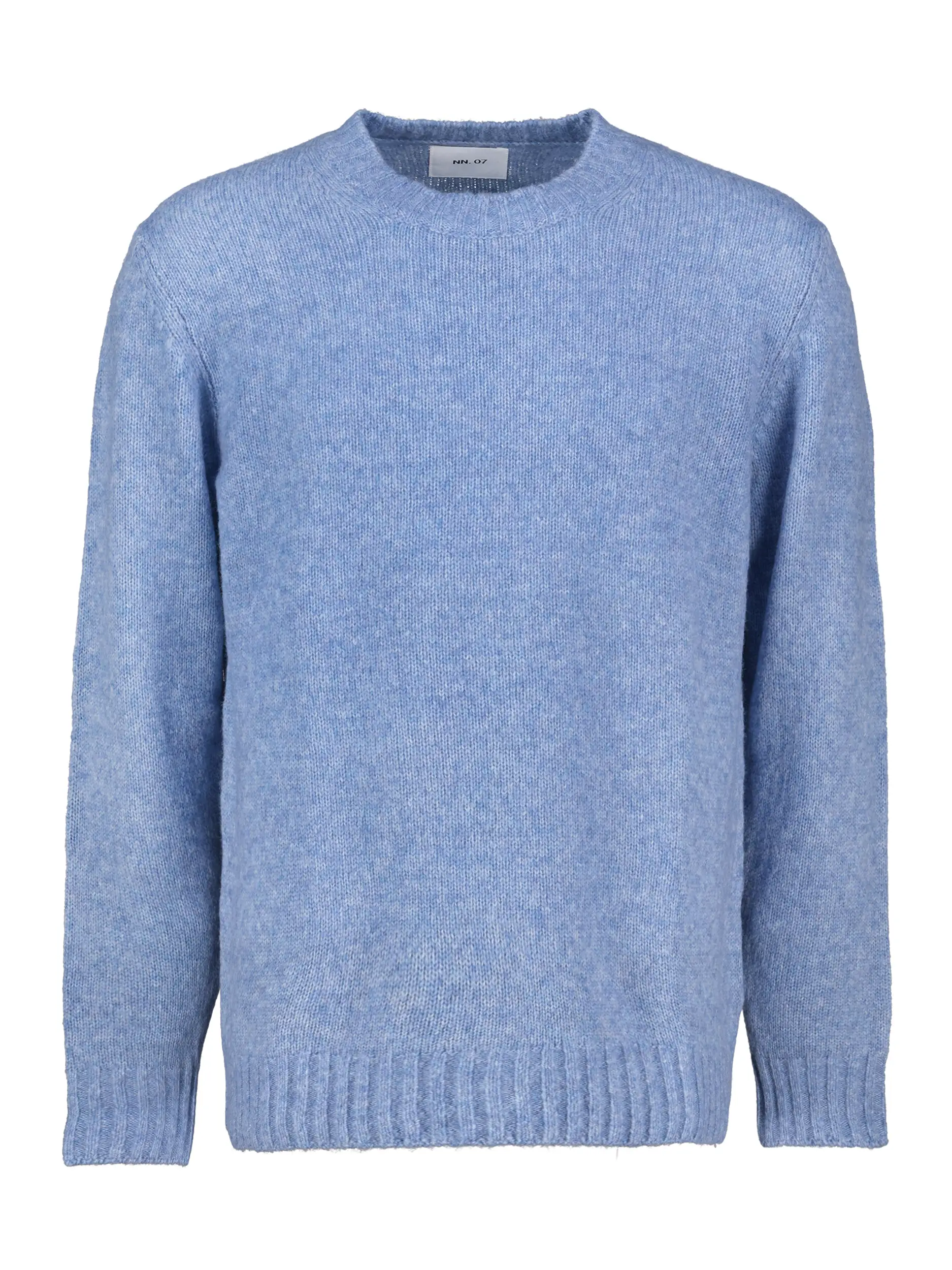 Pullover 'Lee' aus Merinowoll-Mix langarm - Artikel Vorderseite - Farbe: Blau