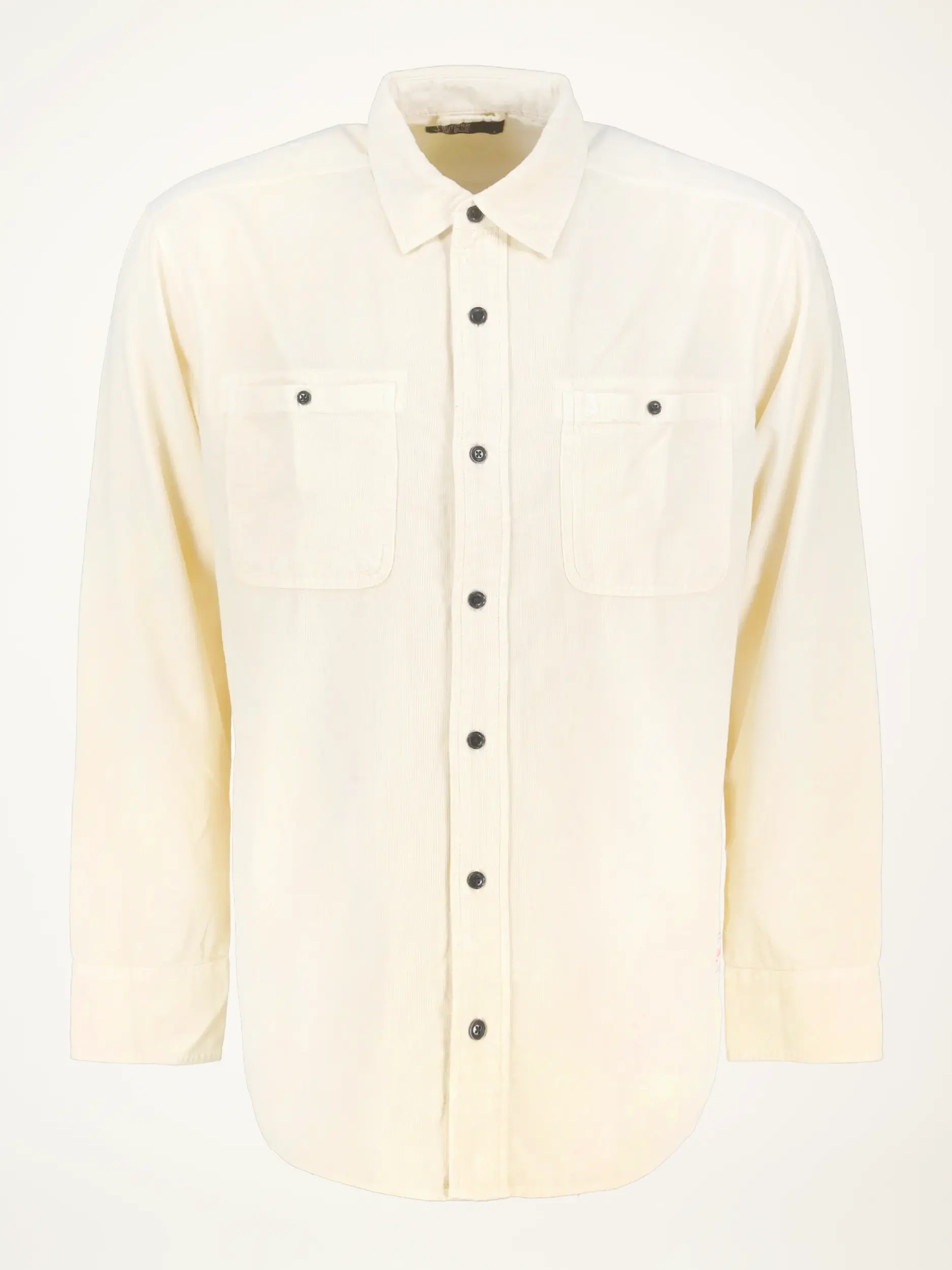 Cordhemd mit Kentkragen langarm - Artikelansicht - Farbe: Beige