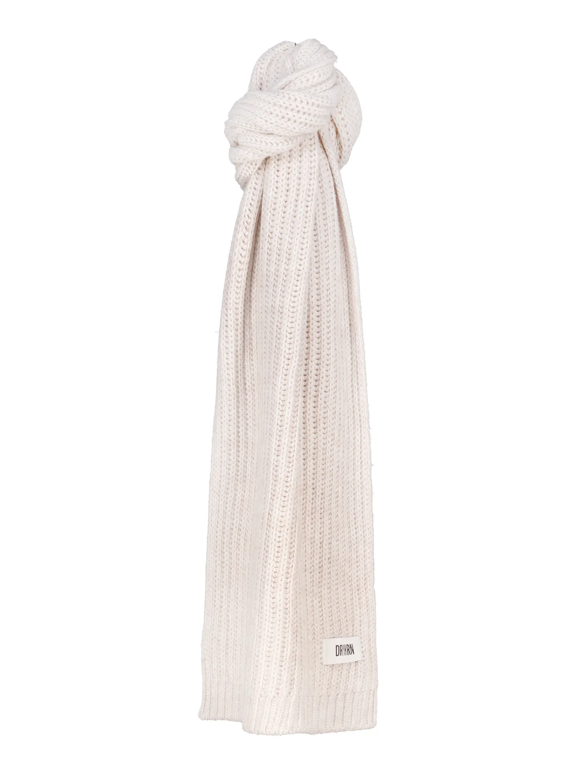 Gerippter Schal 'Cronica' - Artikel Vorderseite - Farbe: Beige