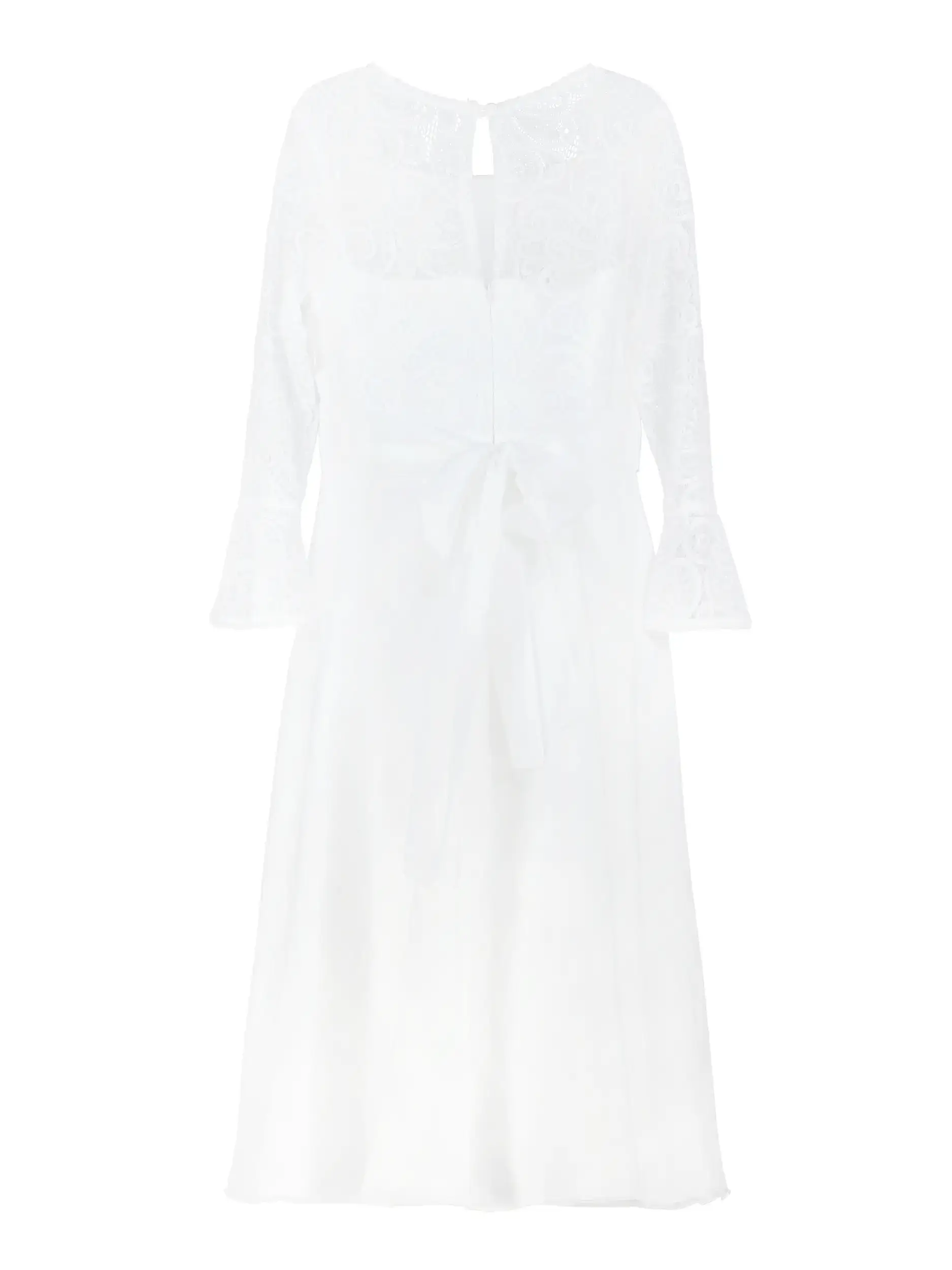 Mädchen Kommunionkleid - Artikel Rückseite - Farbe: Creme