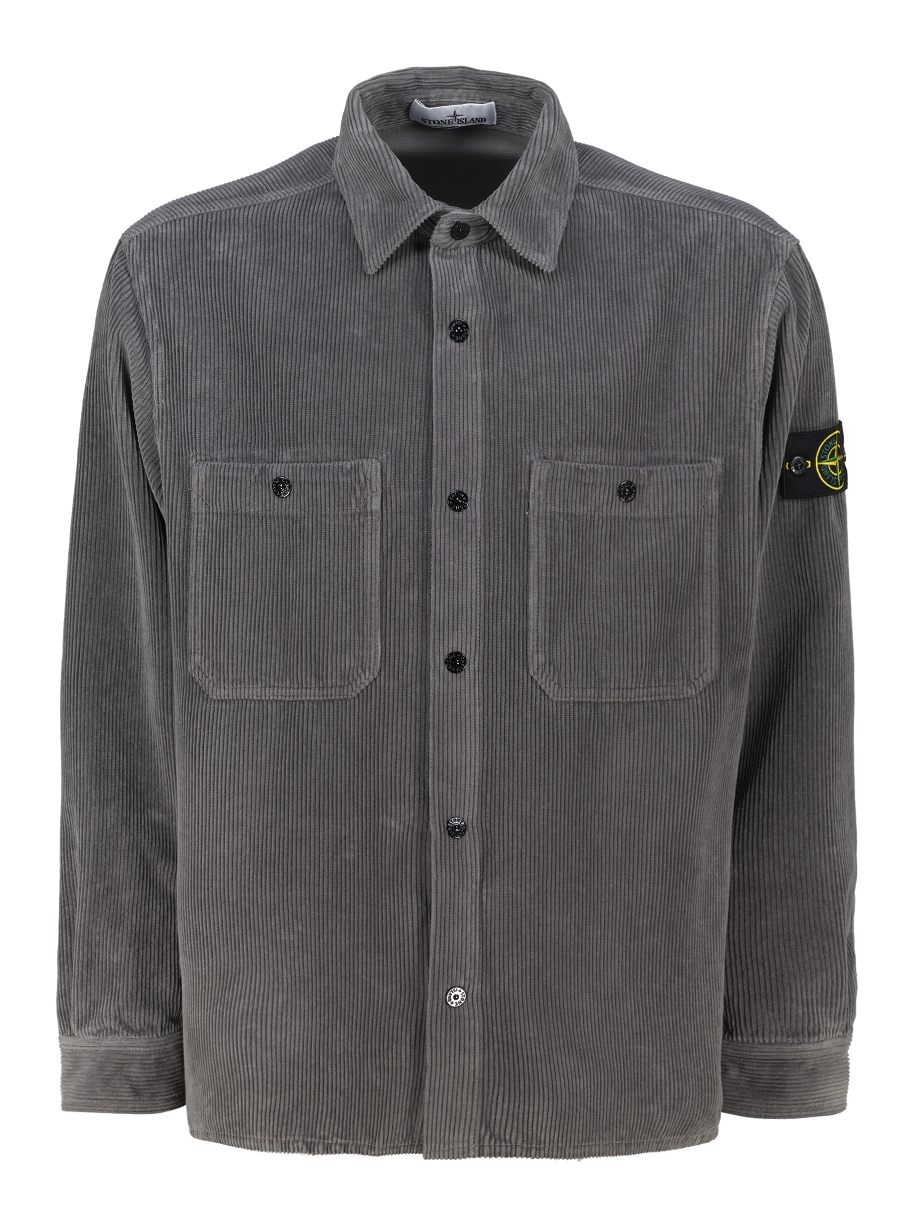 Cord Overshirt - Artikel Vorderseite - Farbe: Grau