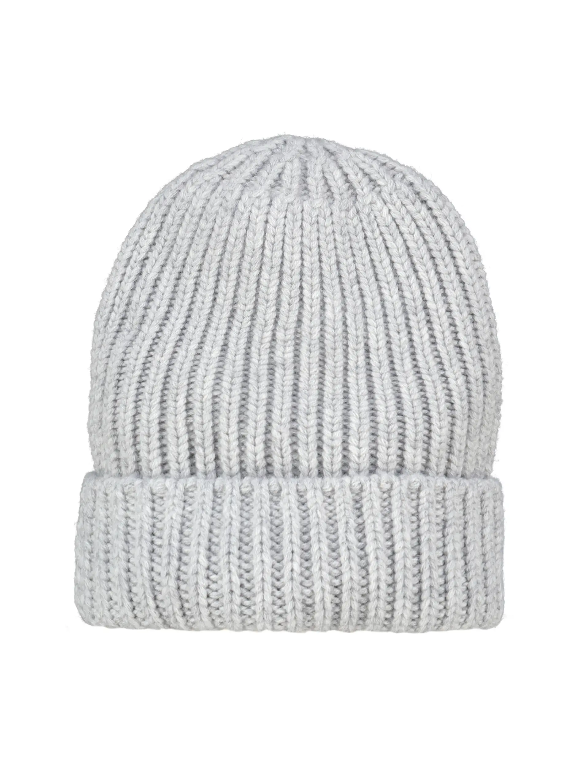 Strickmütze 'Beanie' - Artikel Vorderseite - Farbe: Grau