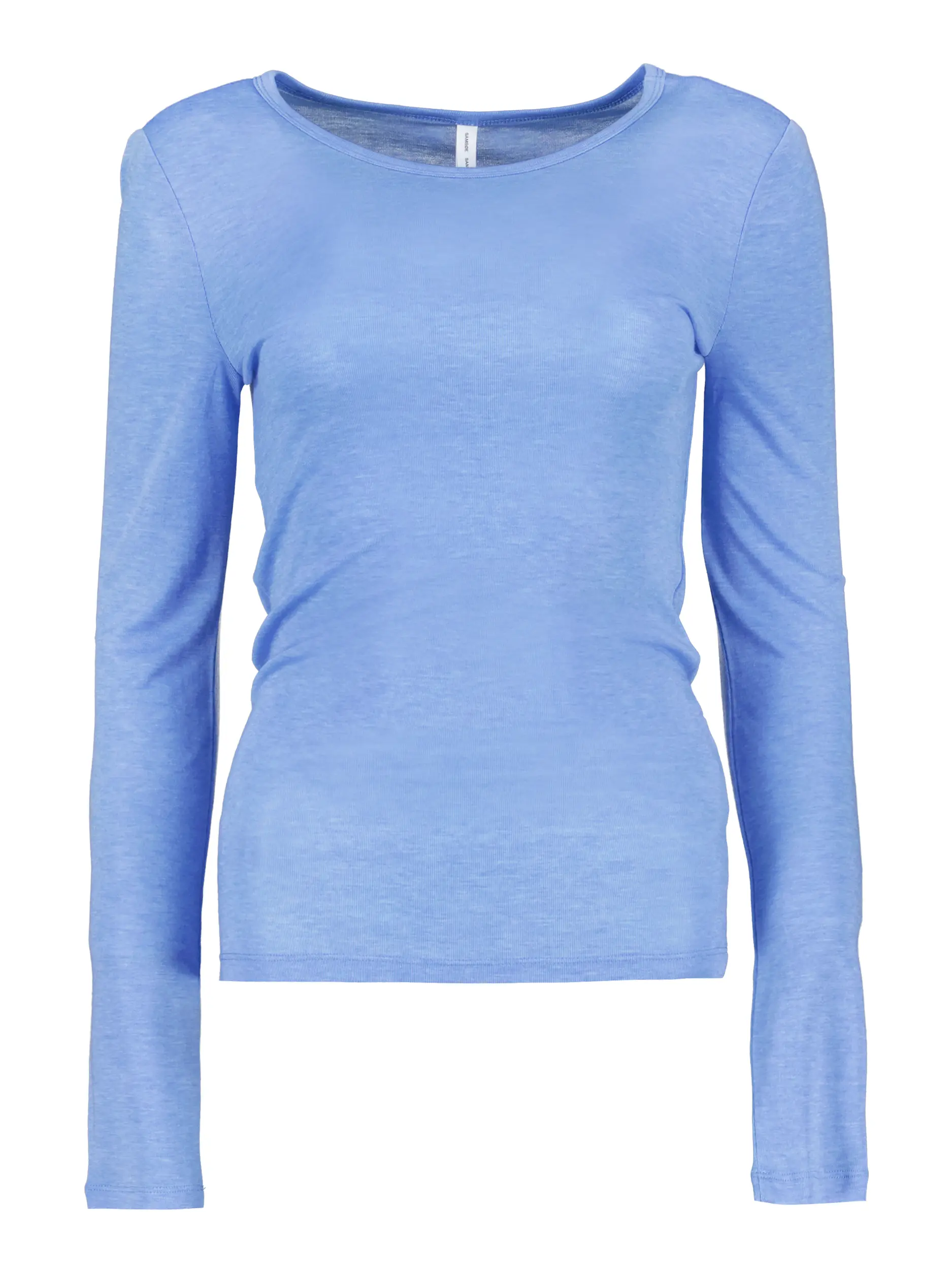 Langarmshirt 'Sadou' aus Woll-Mix - Artikel Vorderseite - Farbe: Blau
