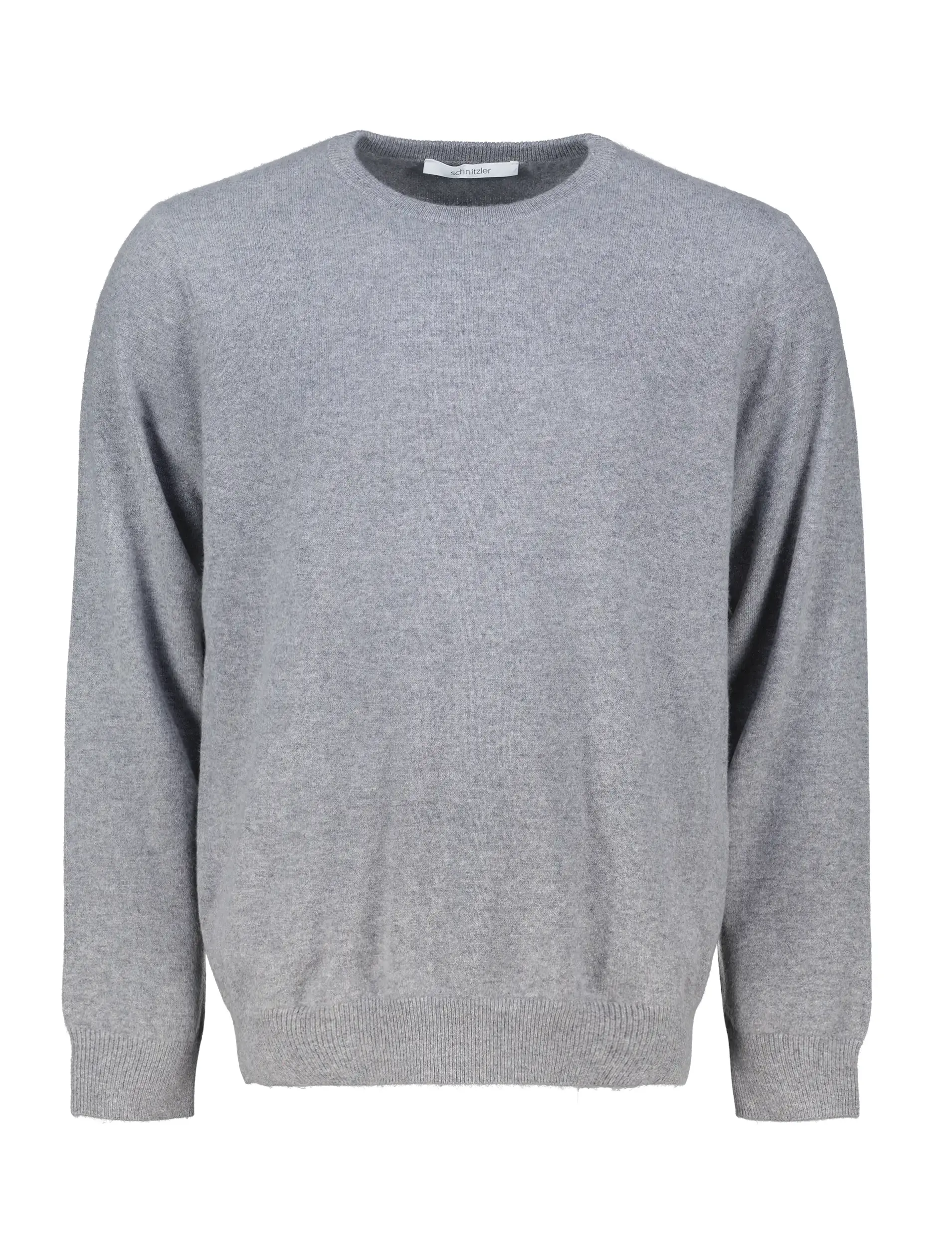 Pullover aus Kaschmir langarm - Artikel Vorderseite - Farbe: Grau