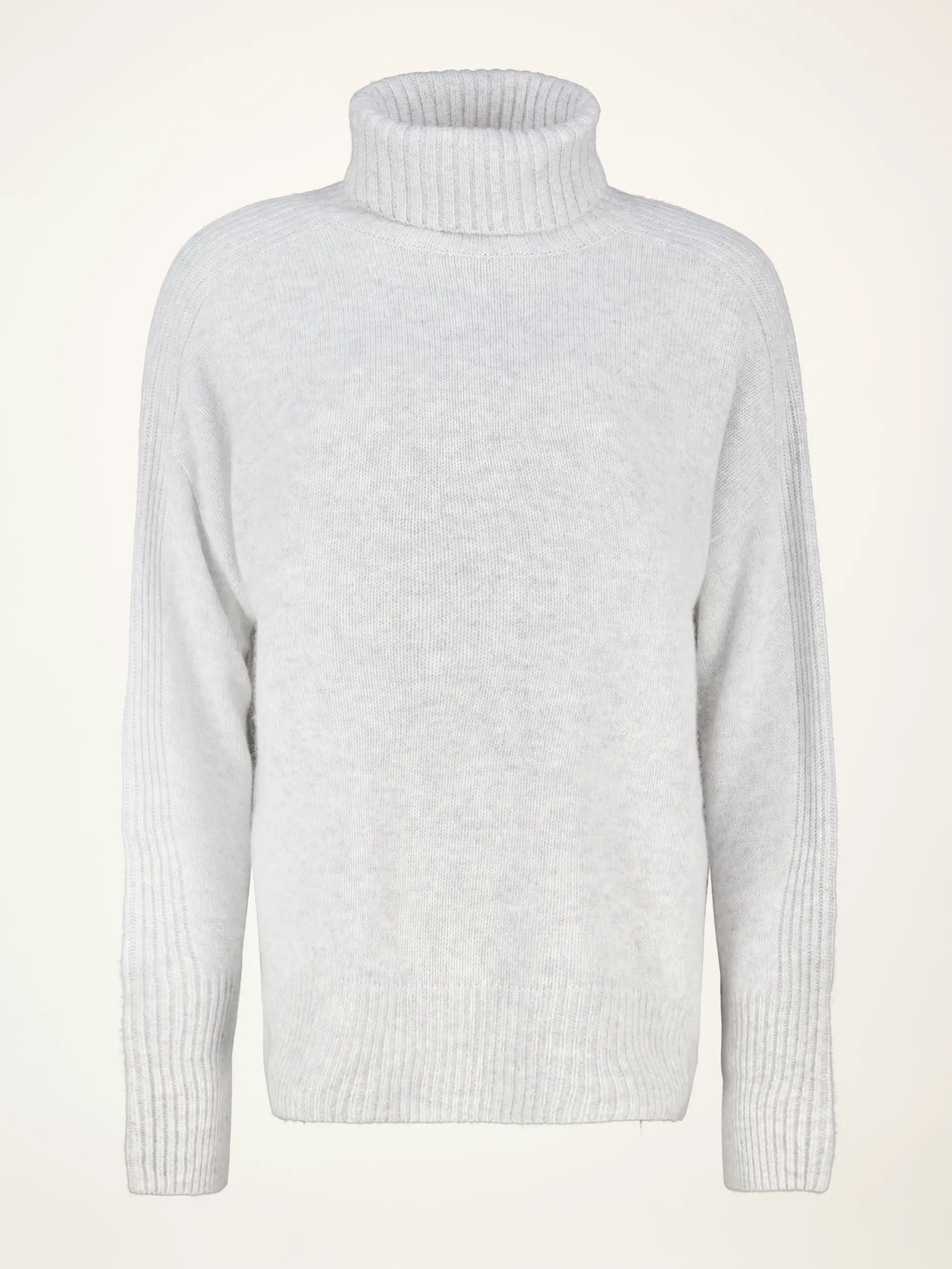 Rollkragenpullover aus Kaschmir langarm - Artikelansicht - Farbe: Grau