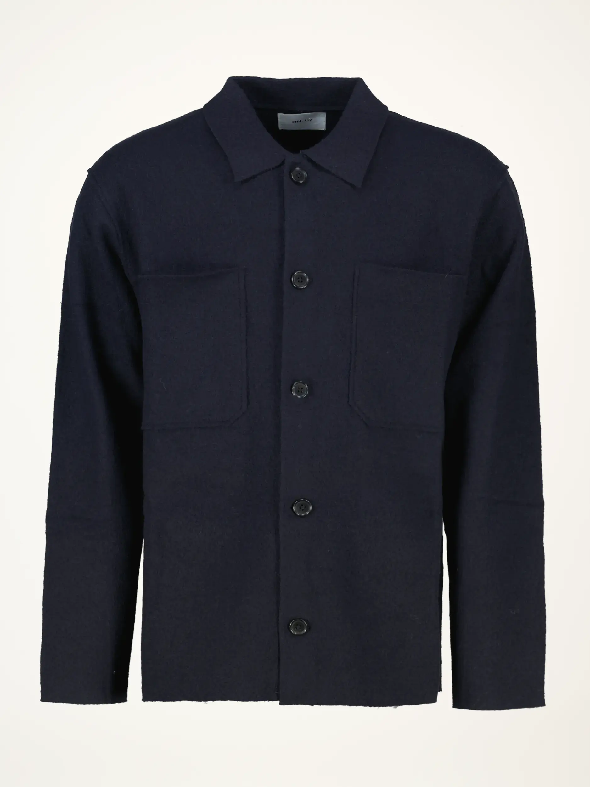 Overshirt 'Jonas' aus Wolle - Artikelansicht - Farbe: Blau