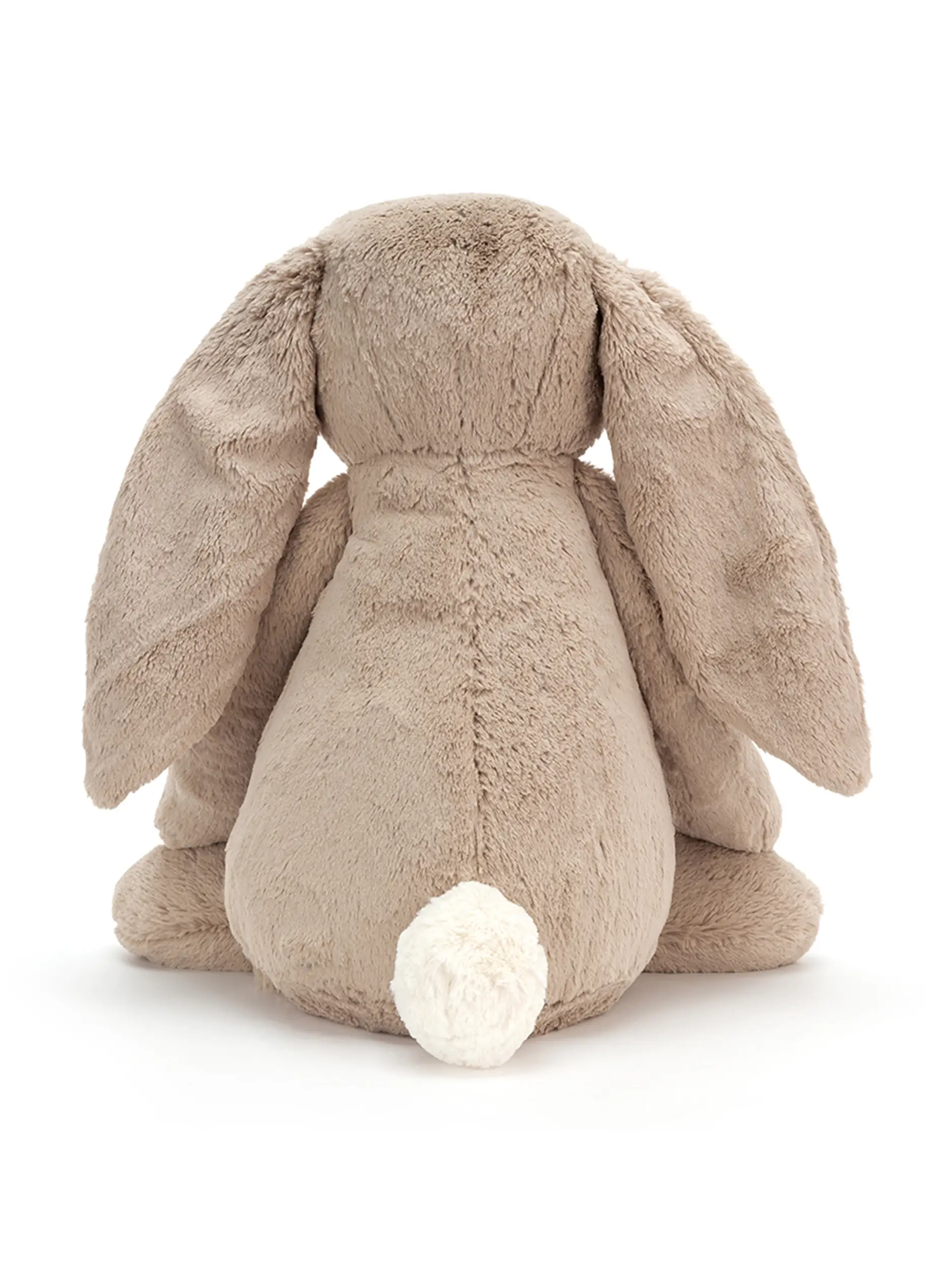 Jellycat-Stofftier 'Bashful Beige Bunny Really Big' - Artikel Rückseite - Farbe: Beige