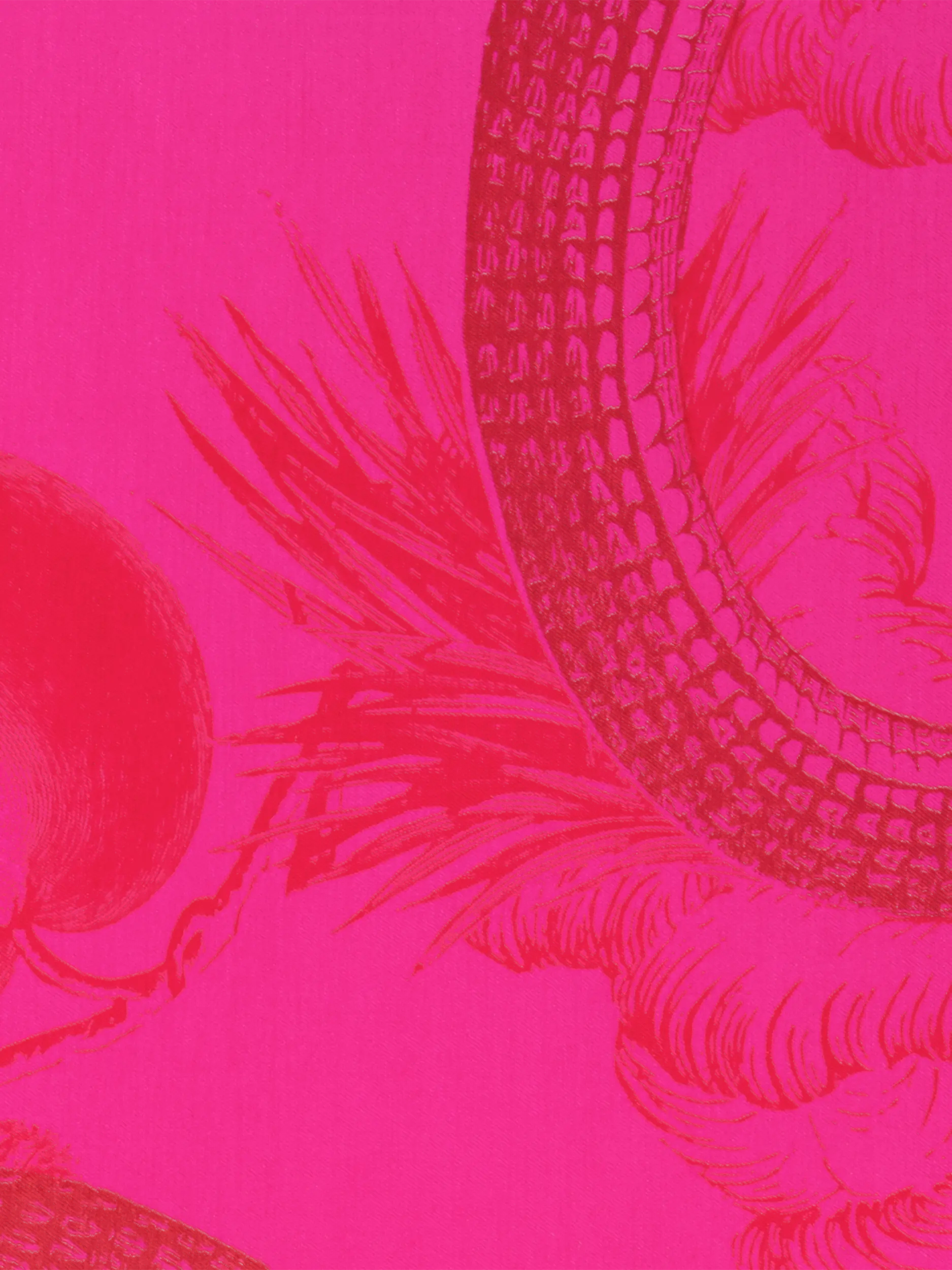 Tuch 'Garden Eden' aus Seide - Artikel weitere Detailansicht 1 - Farbe: Rosa&Pink