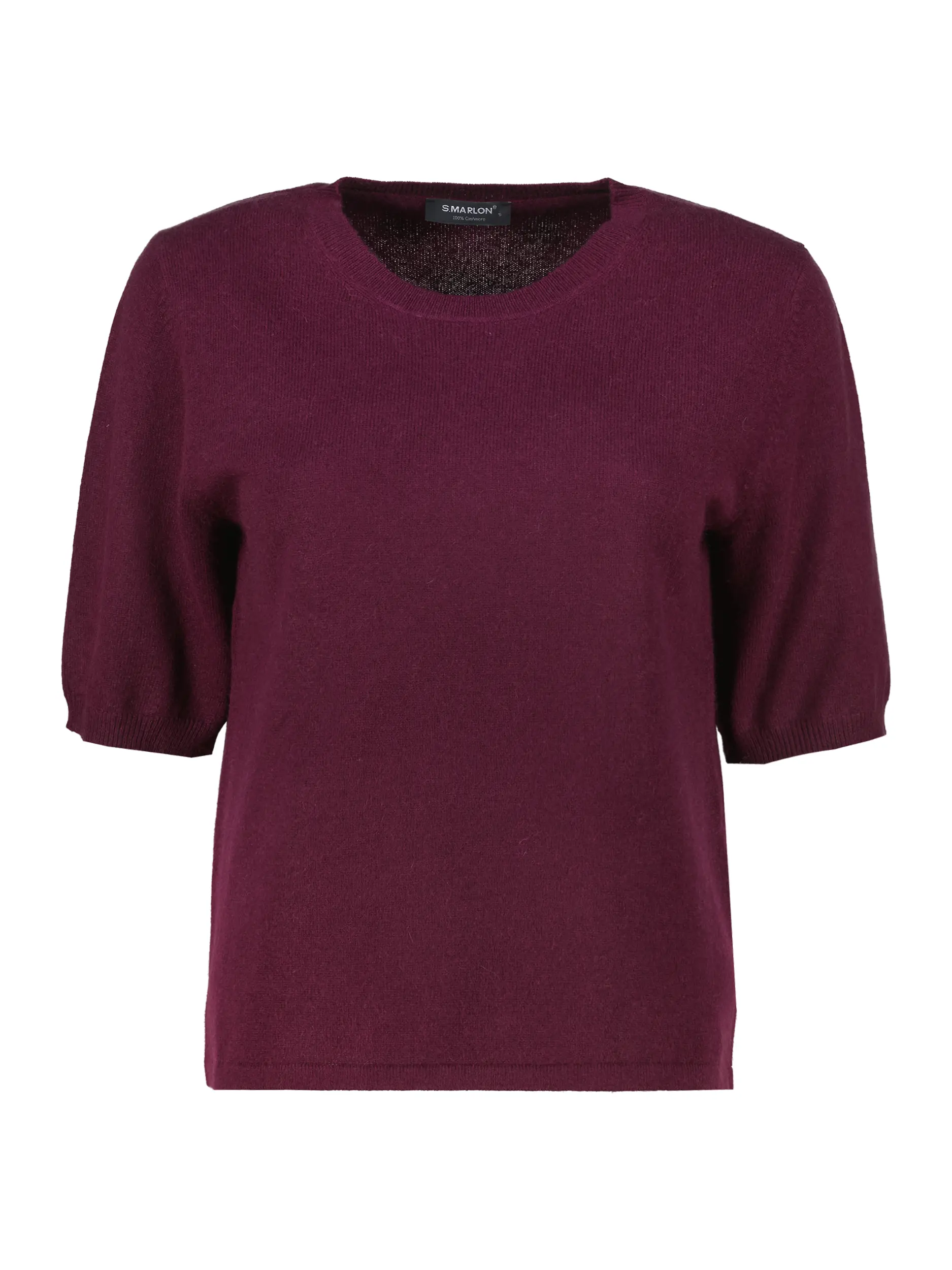 Pullover aus Kaschmir Kurzarm - Artikel Vorderseite - Farbe: Rot