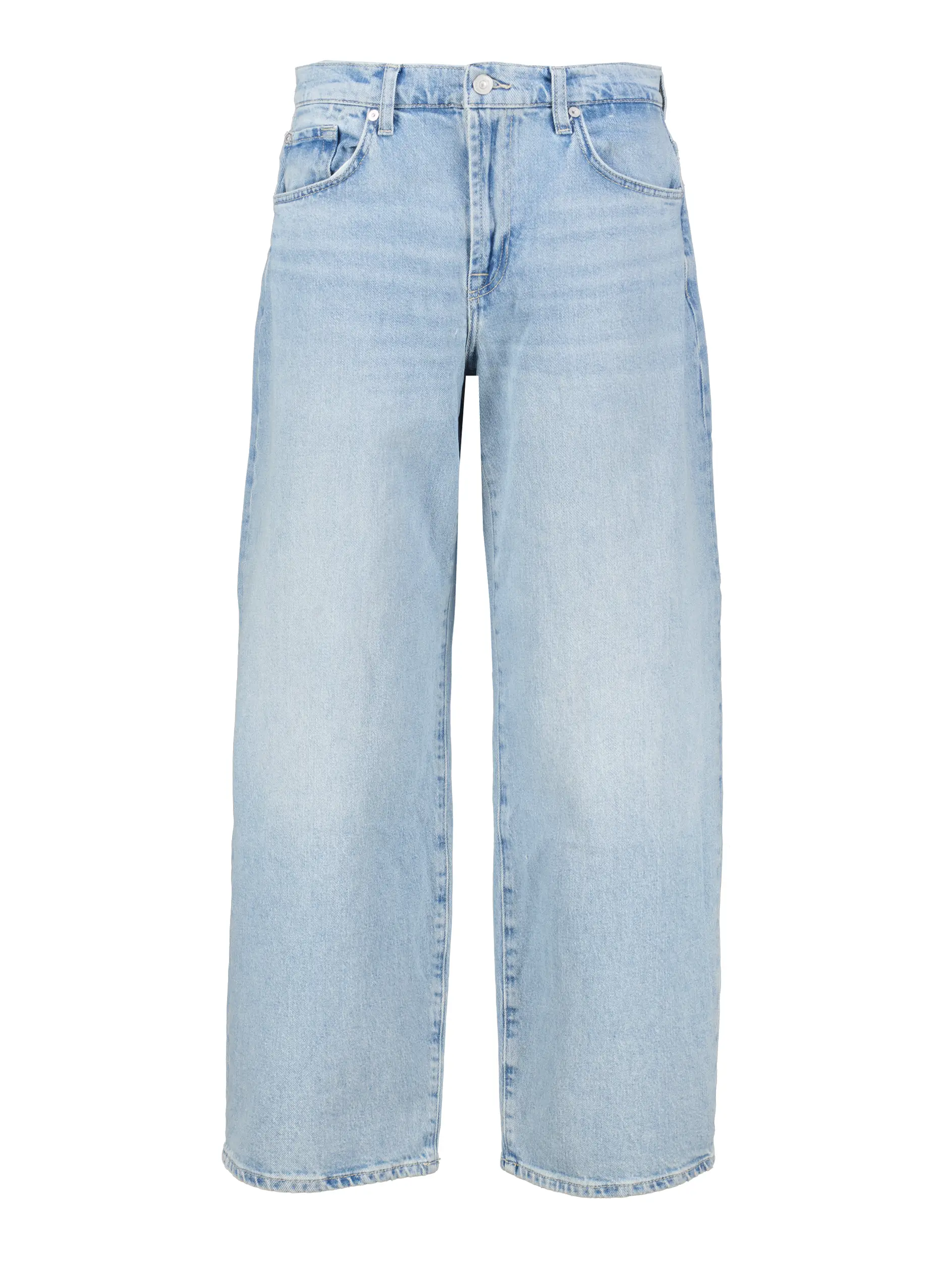 High Rise Barrel Jeans 'Bonnie' - Artikel Vorderseite - Farbe: Blau