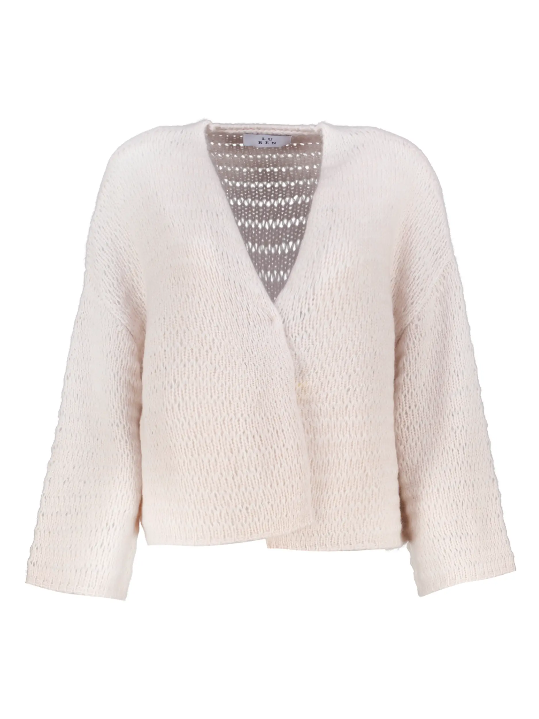 Strickjacke 'Tsuge' aus Kaschmir Seide Mix - Artikel Vorderseite - Farbe: Violett