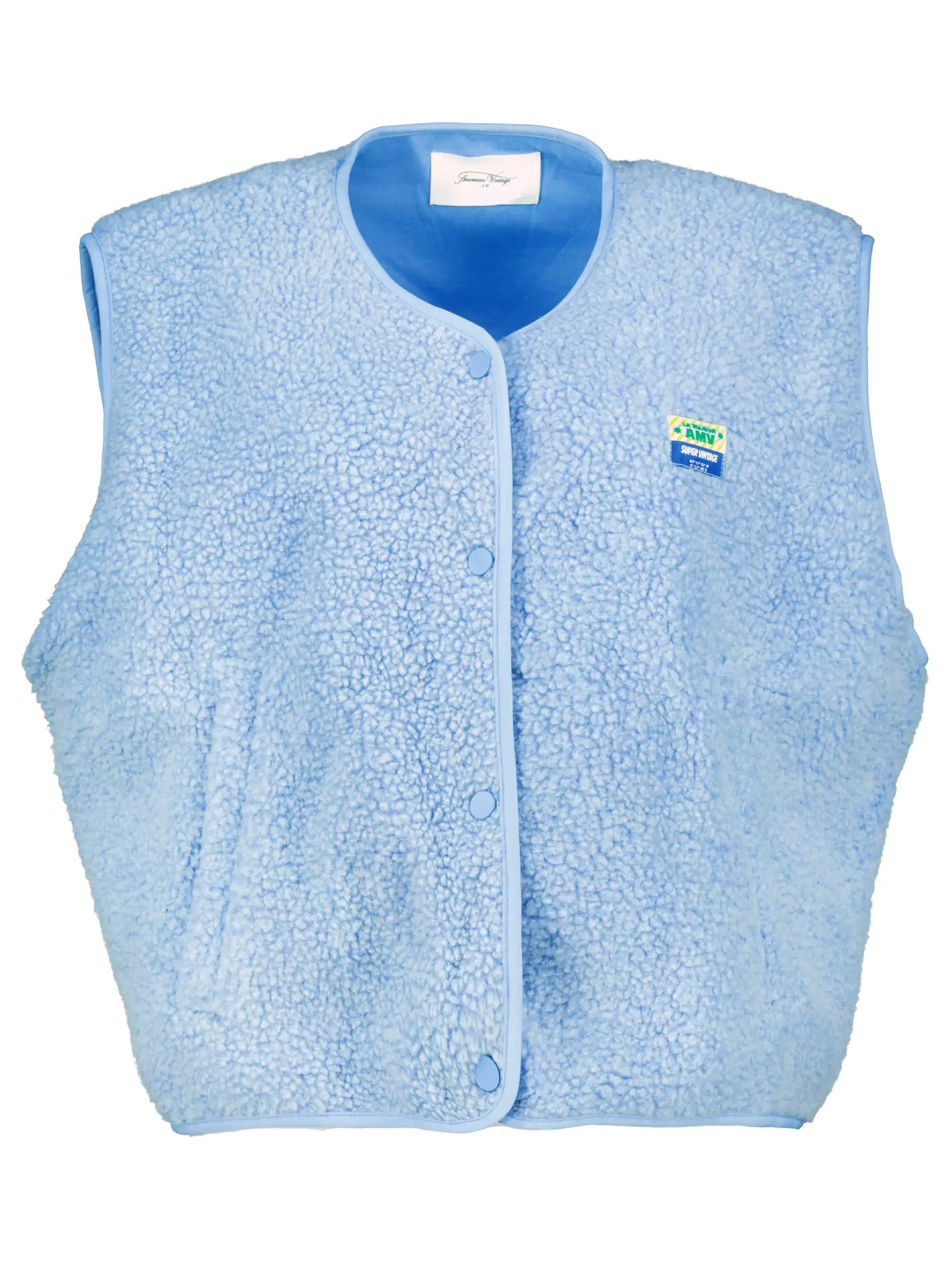 Oversized Weste - Artikelansicht - Farbe: Blau