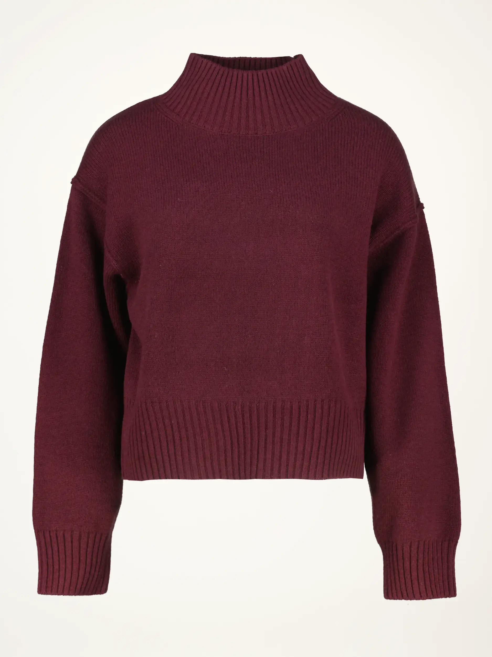 Pullover aus Wolle langarm - Artikelansicht - Farbe: Rot