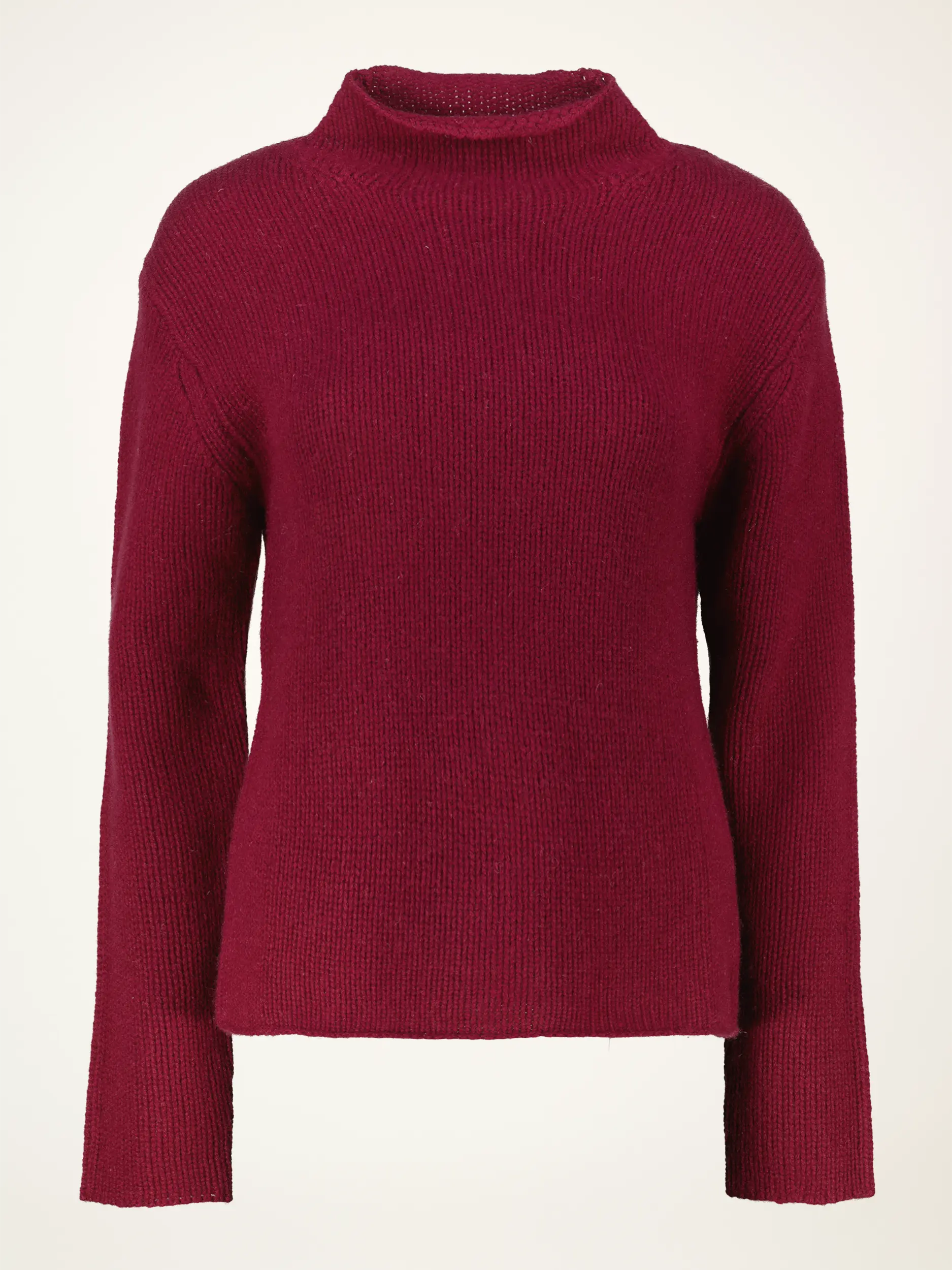 Pullover aus Kaschmir langarm - Artikelansicht - Farbe: Rot