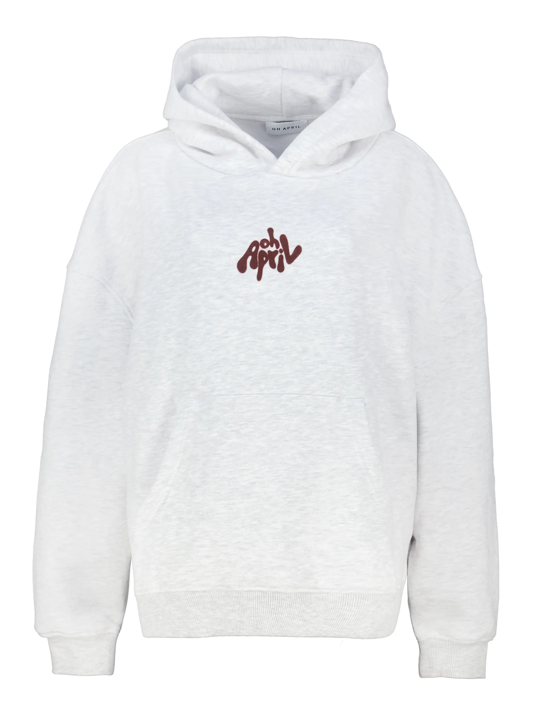 Oversized Sweatshirt 'Fluffy' - Artikel Vorderseite - Farbe: Grau