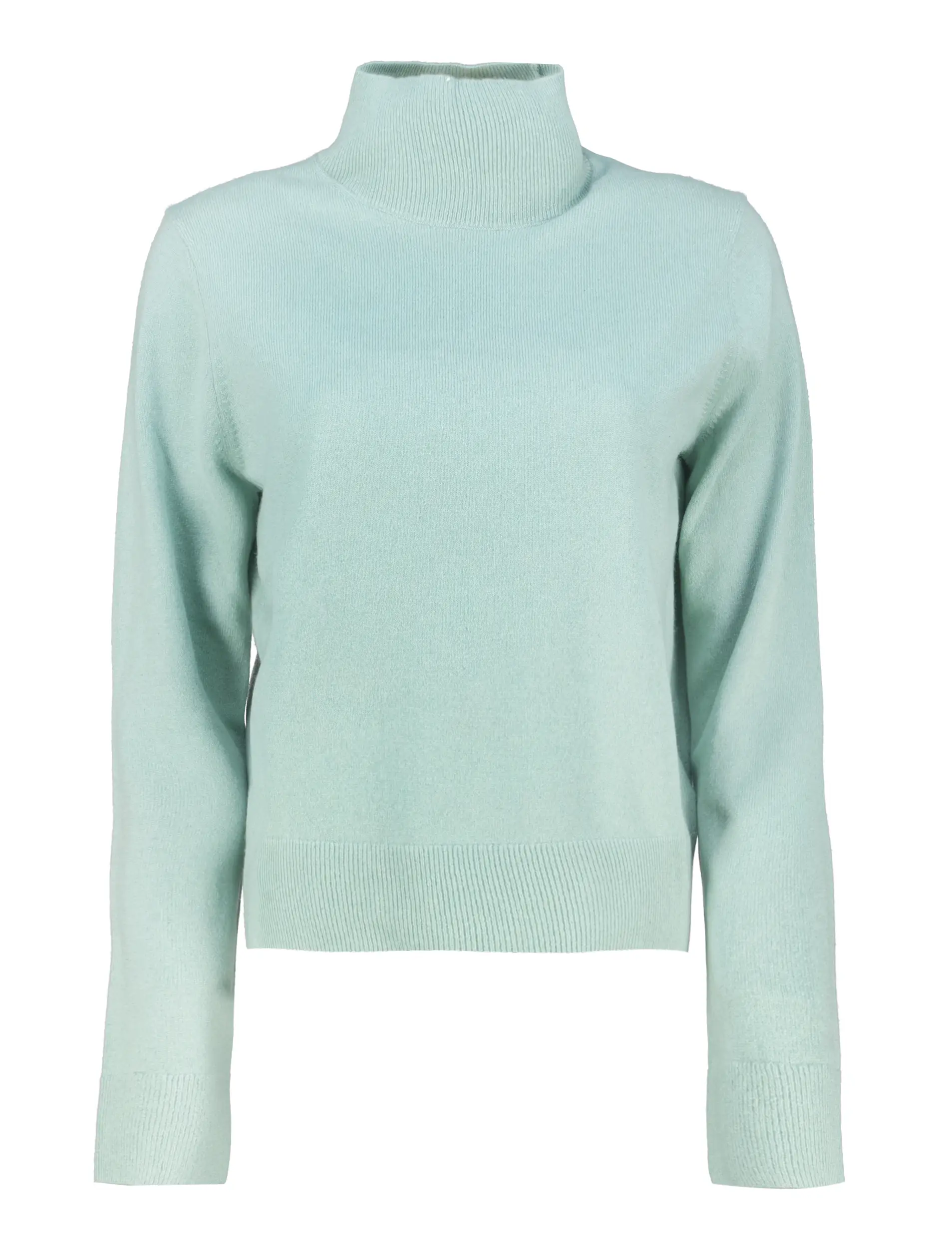 Pullover aus Kaschmir langarm - Artikel Vorderseite - Farbe: Grün