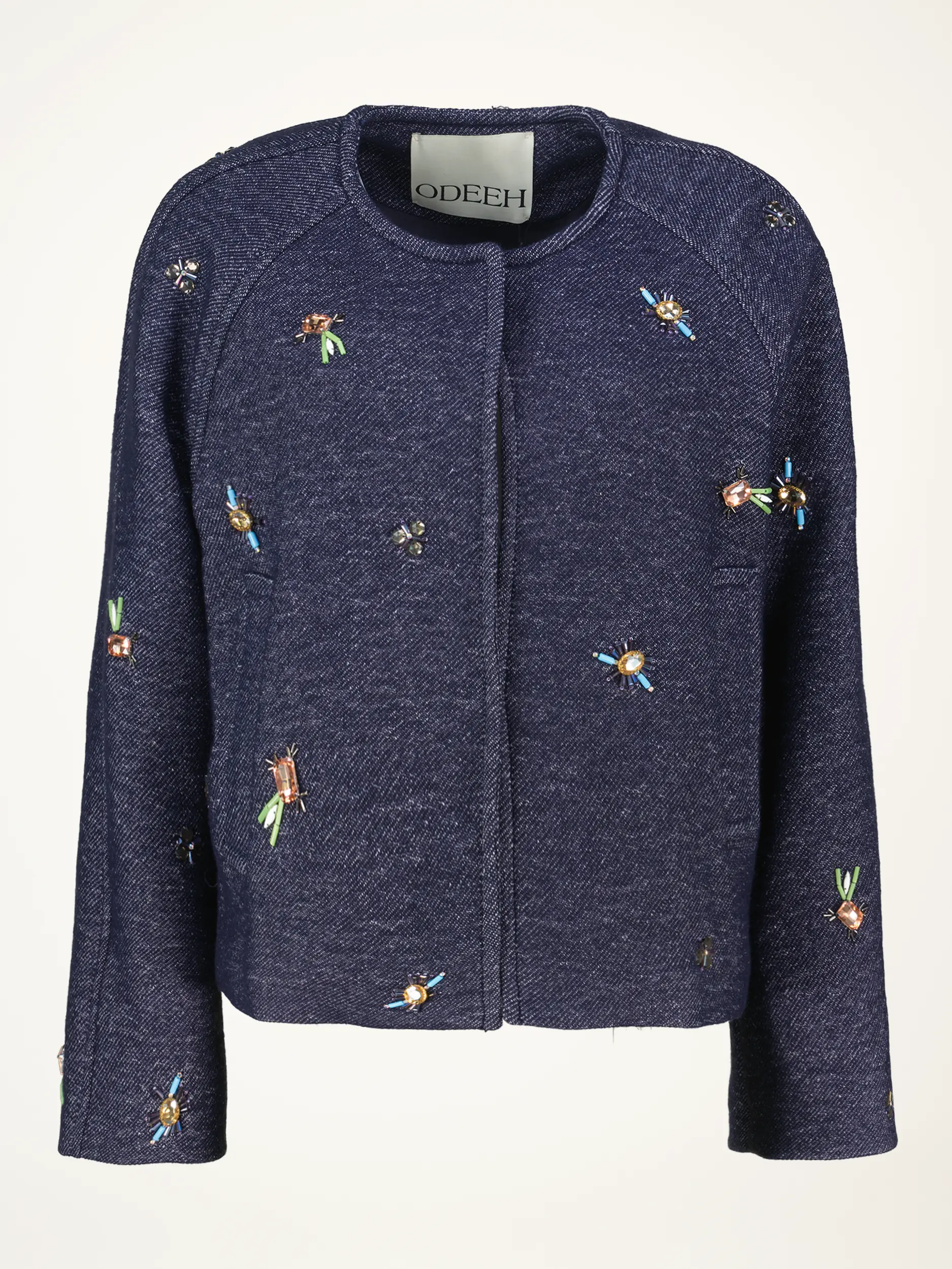 Jacke aus Woll-Mix - Artikelansicht - Farbe: Blau Jacke aus Woll-Mix - Artikelansicht - Farbe: Blau