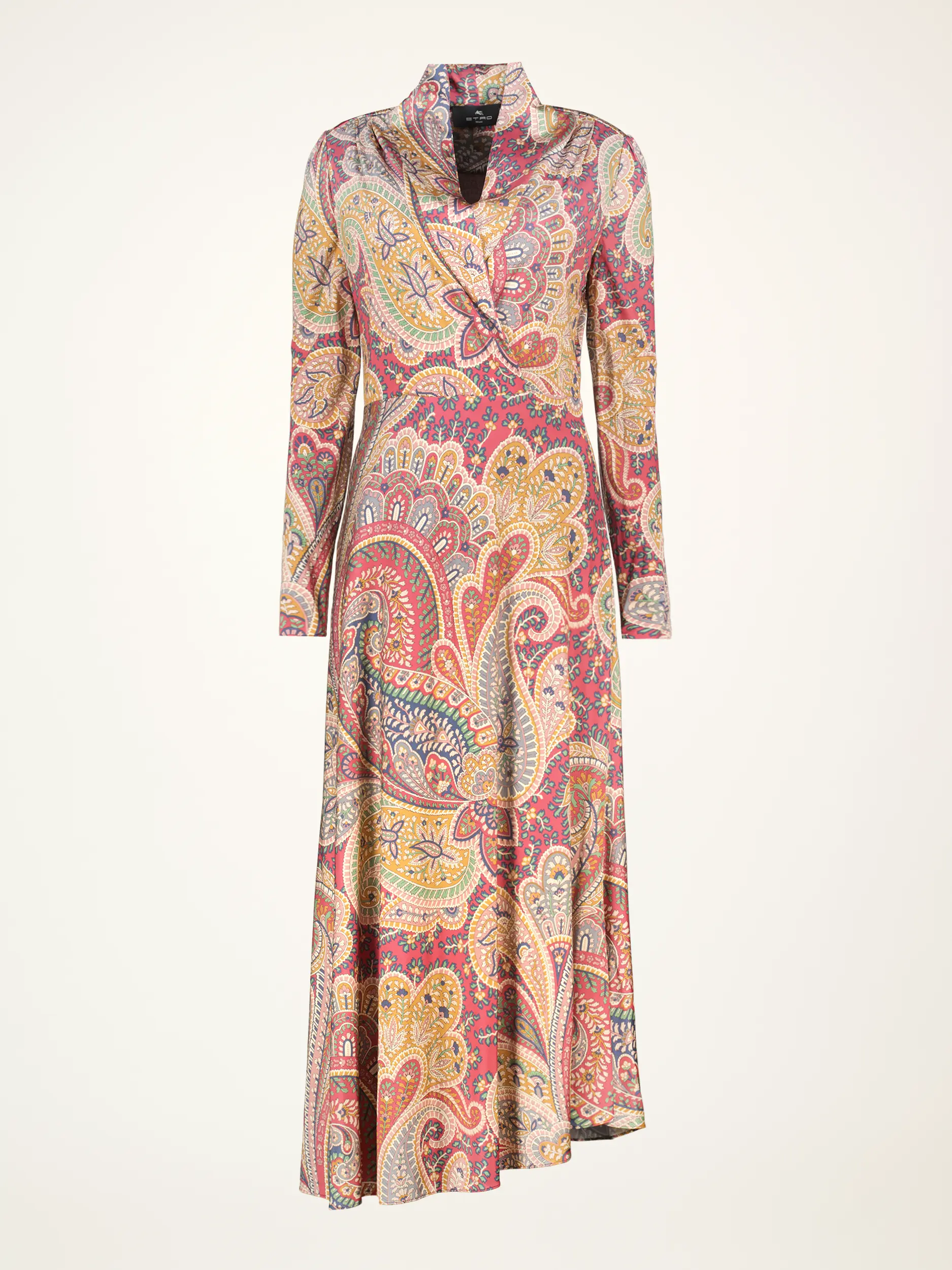 Gemustertes Maxikleid langarm - Artikelansicht